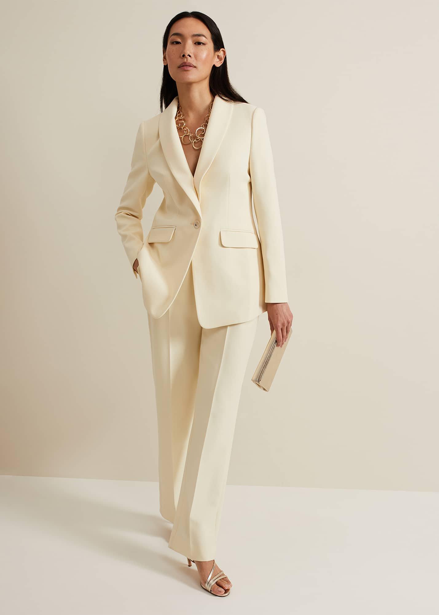Alexis Pleat Waistband Suit Trouser