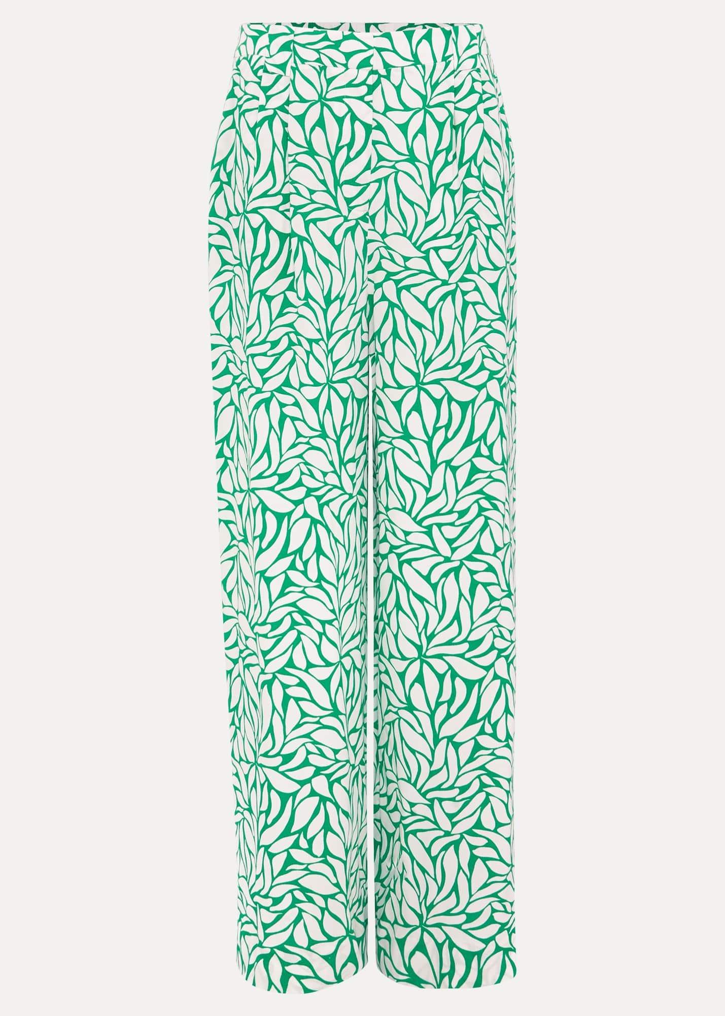 Nylah Printed Wide Leg Trousers