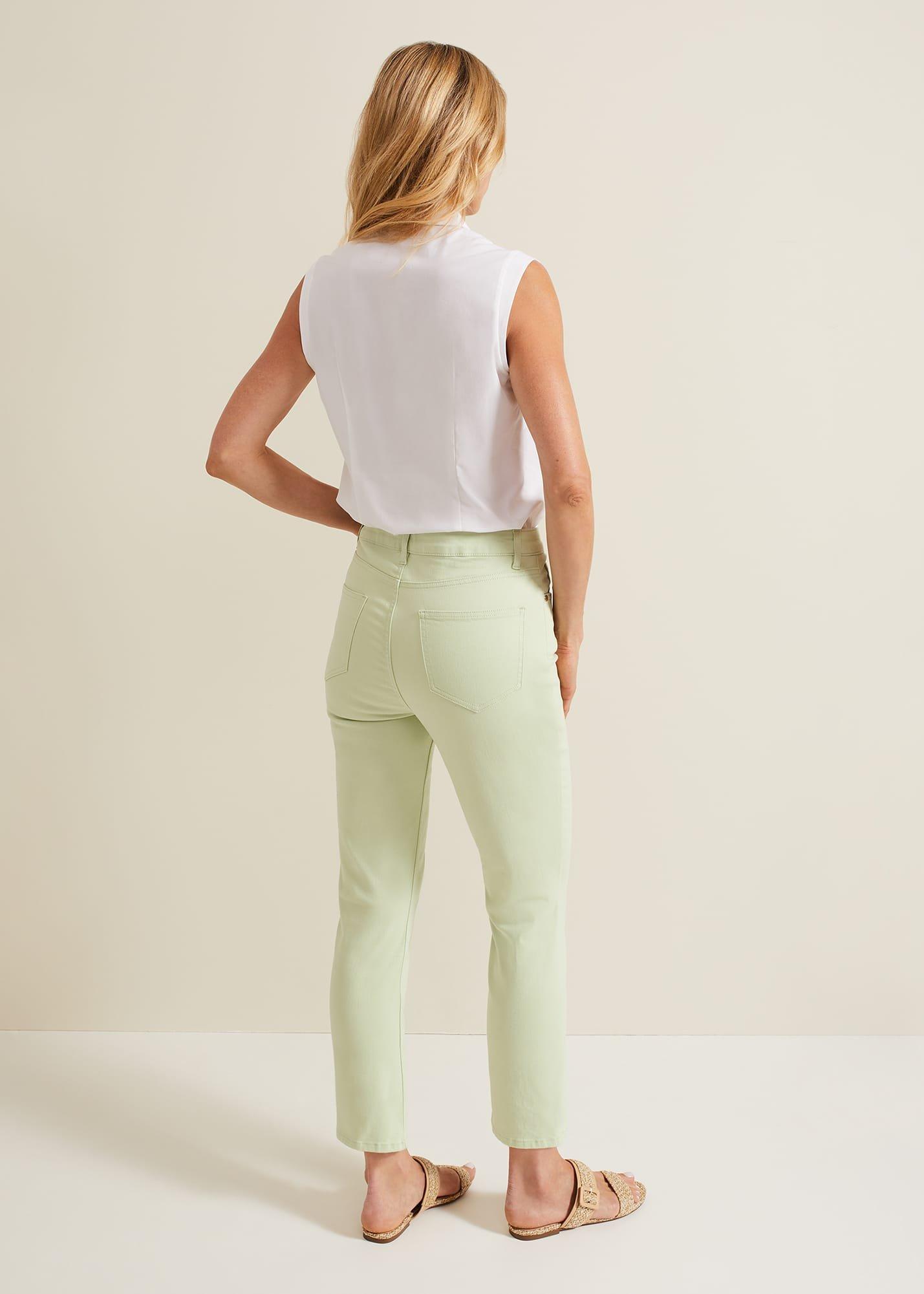 Lindsey Cropped Straight Leg Jeans