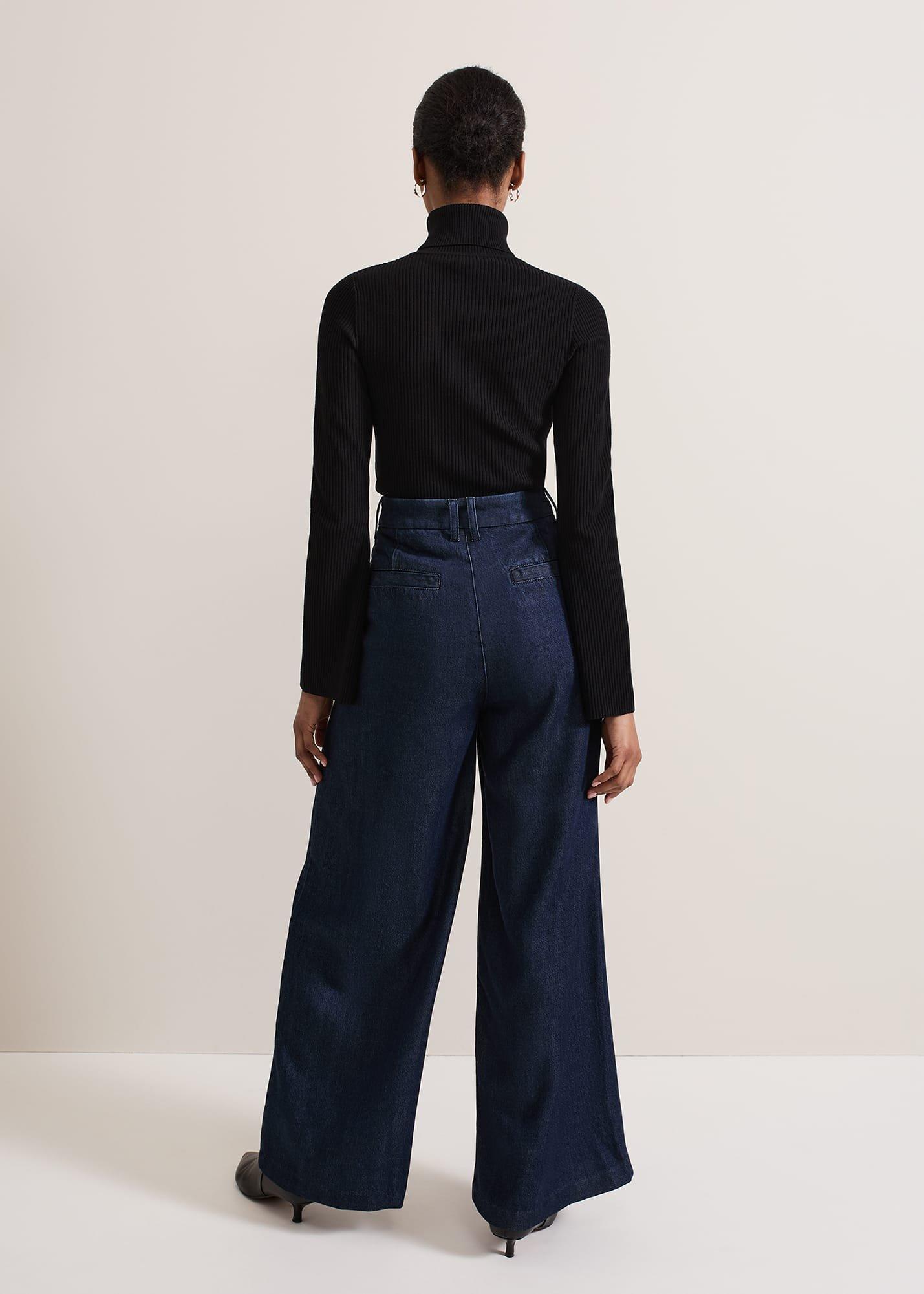 Cerys Denim Wide Leg Jean