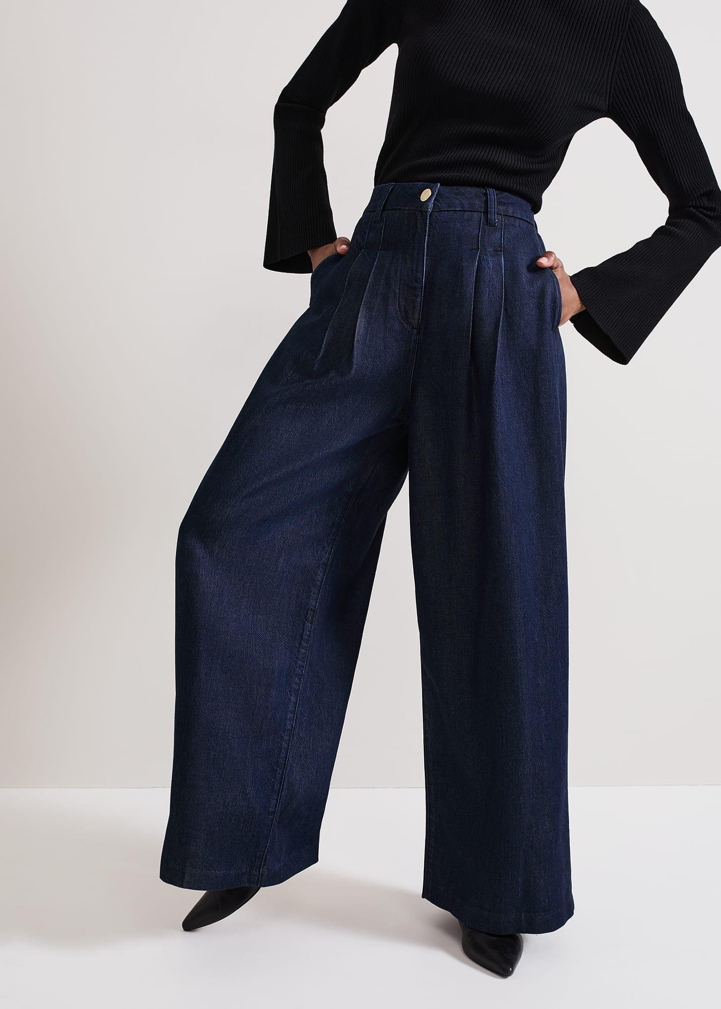 Cerys Denim Wide Leg Jean