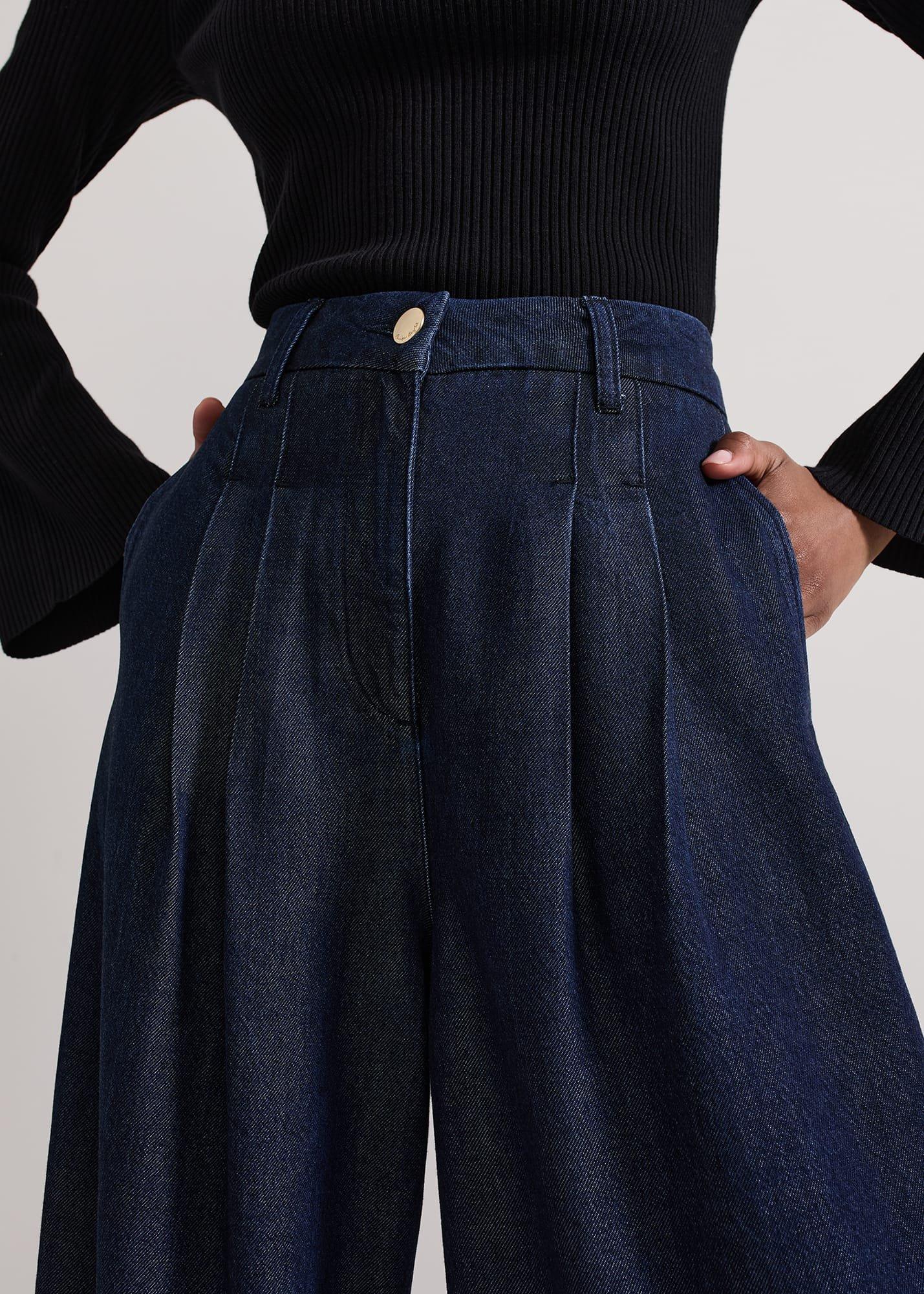 Cerys Denim Wide Leg Jean