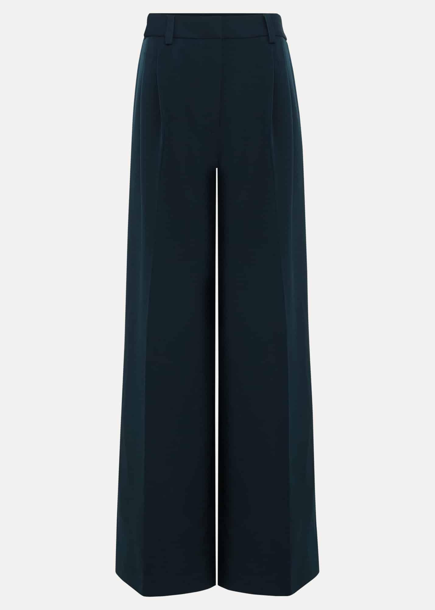 Petite Arabella Pleat Wide Leg Trousers