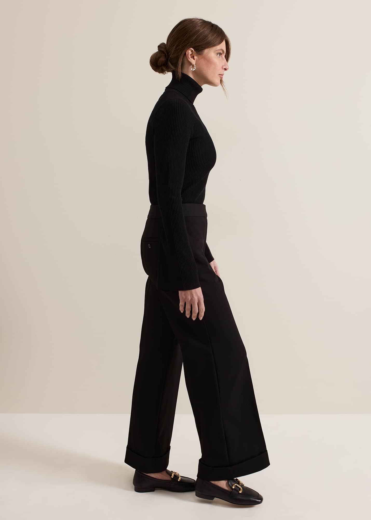 Petite Trixie Turn Up Hem Trouser