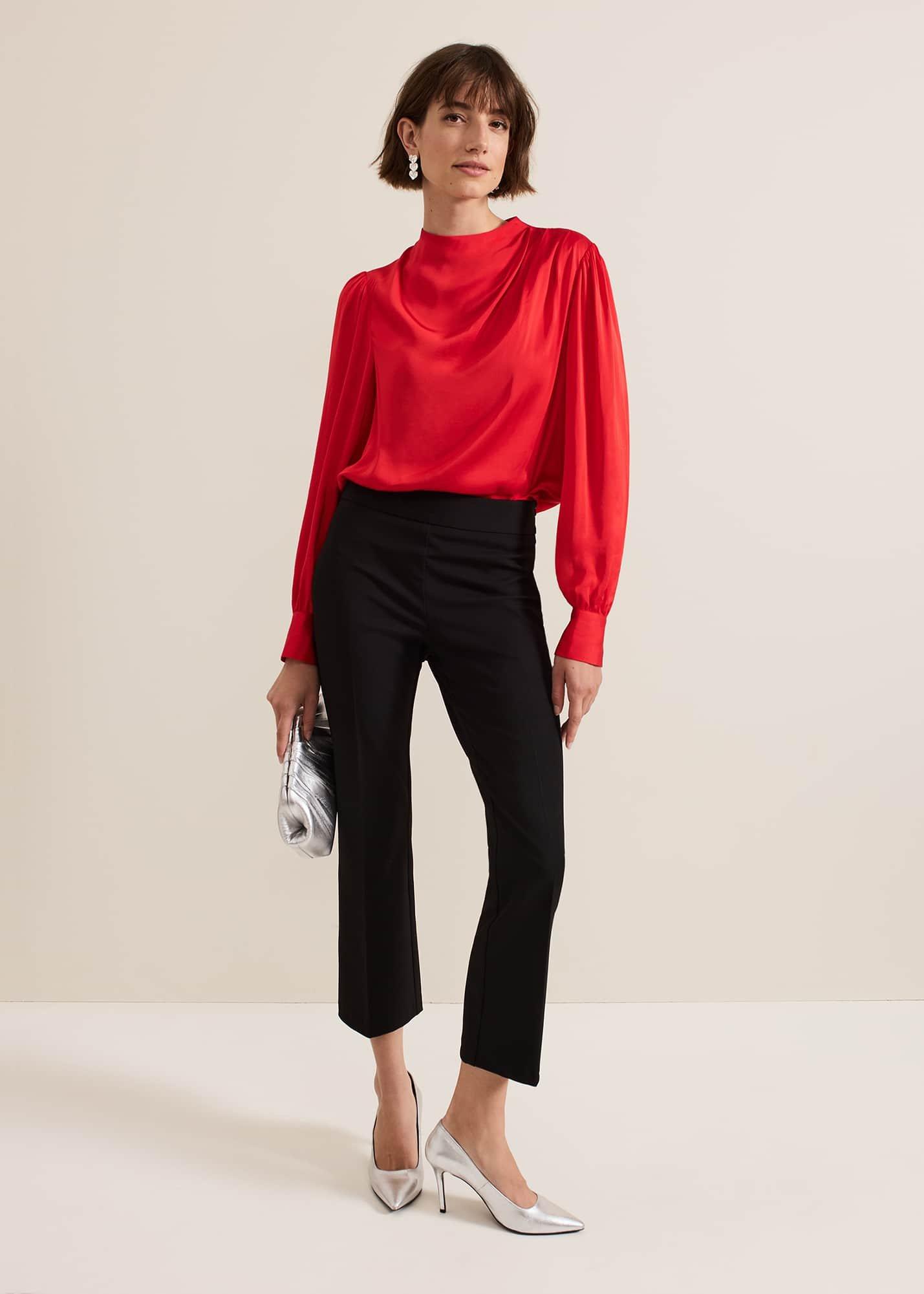 Carly Crop Twill Trouser