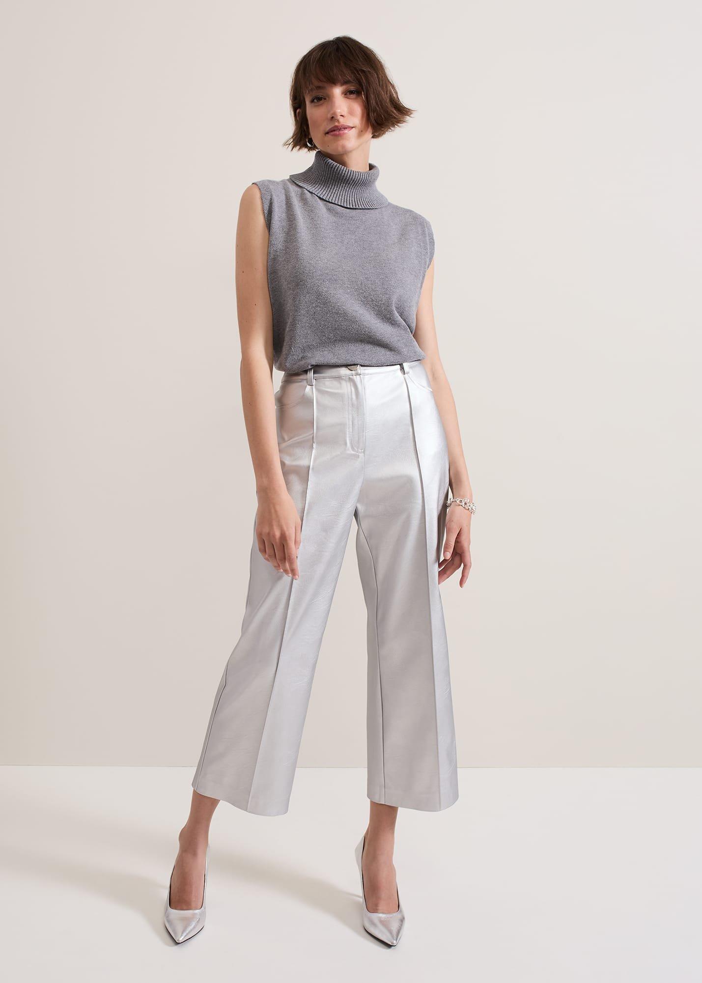 Kenzie Pu Crop Trousers