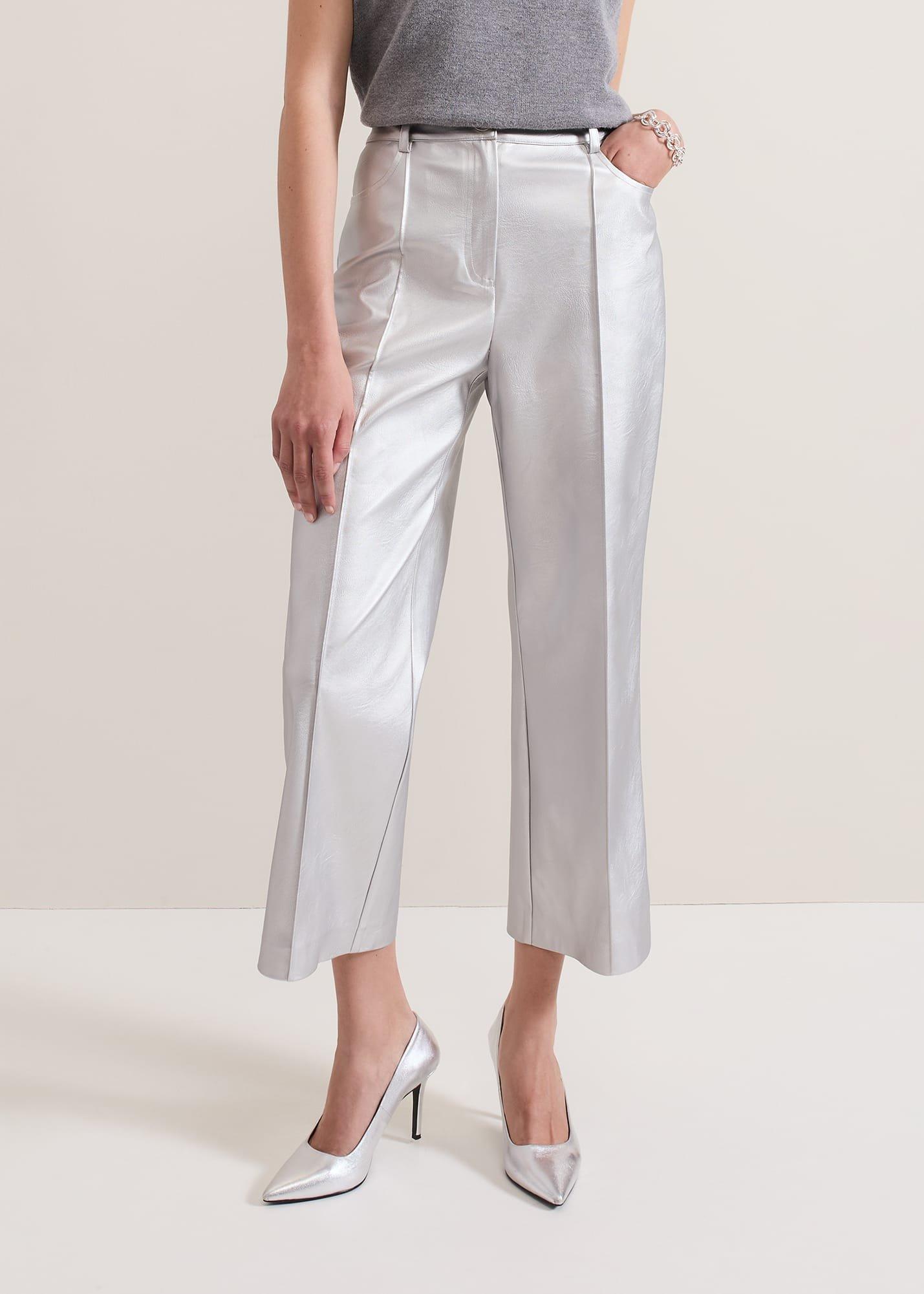 Kenzie Pu Crop Trousers
