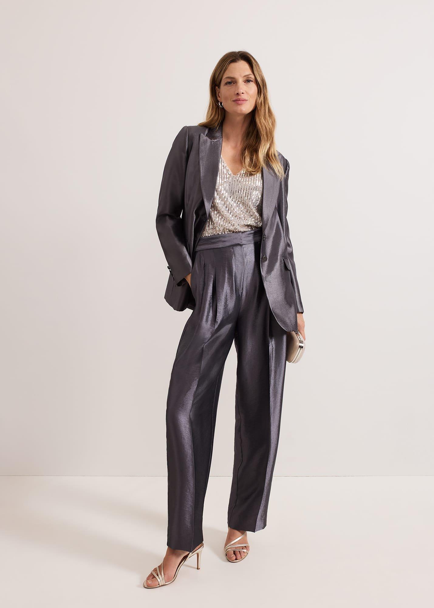 Sade Grey Suit Trouser
