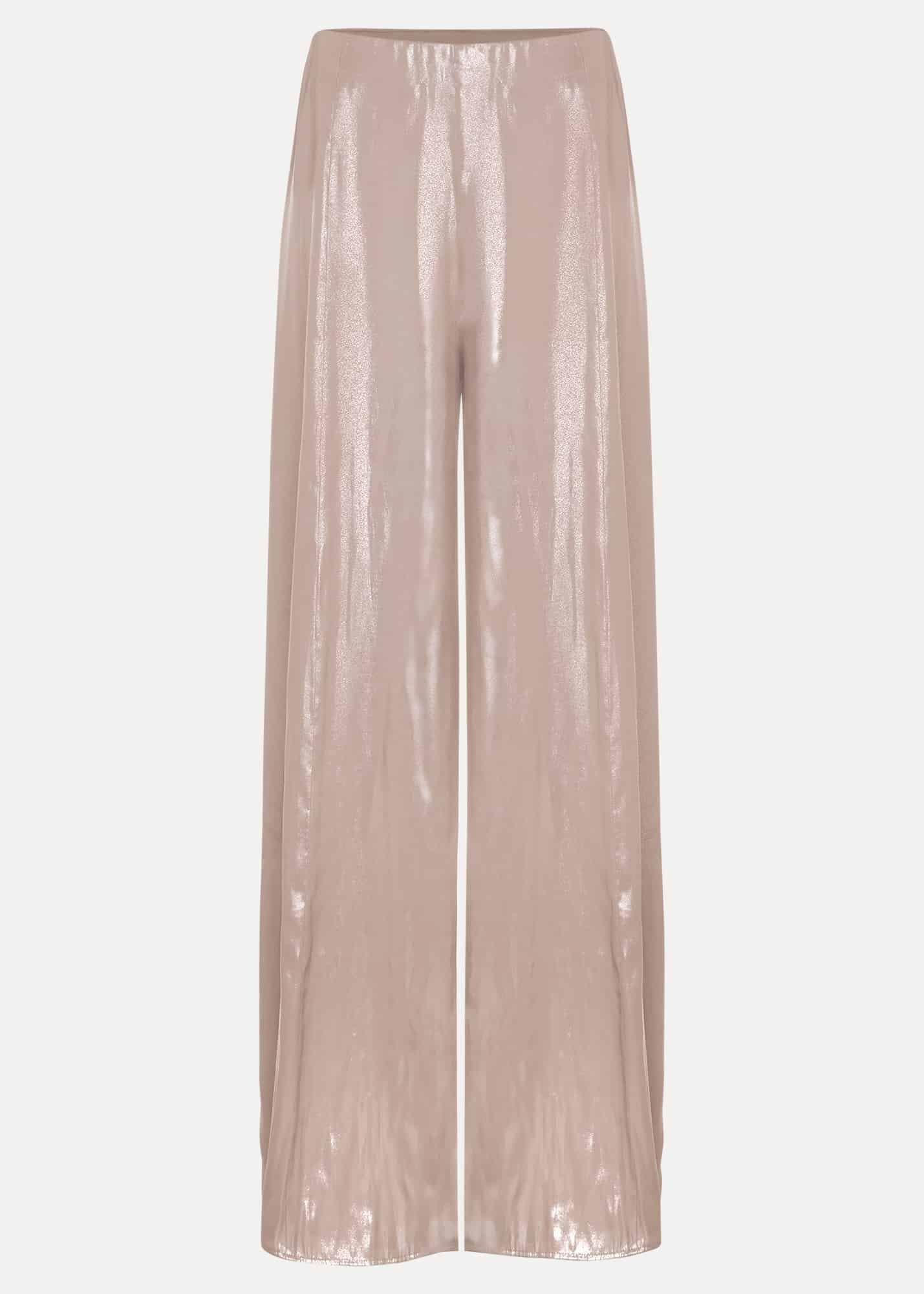 Adrina Metallic Wide Leg Trouser