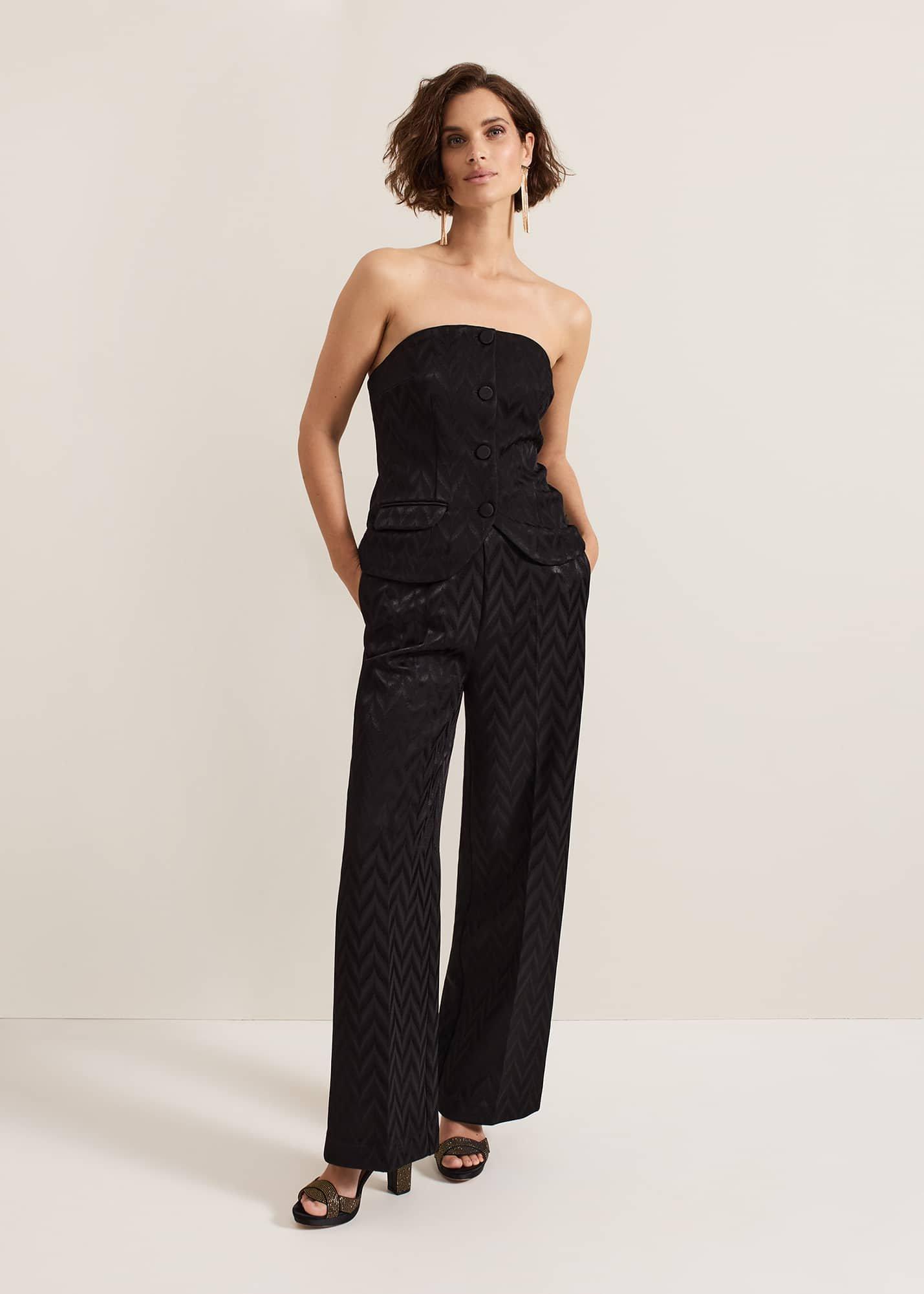 Adalynn Jacquard Suit Trouser