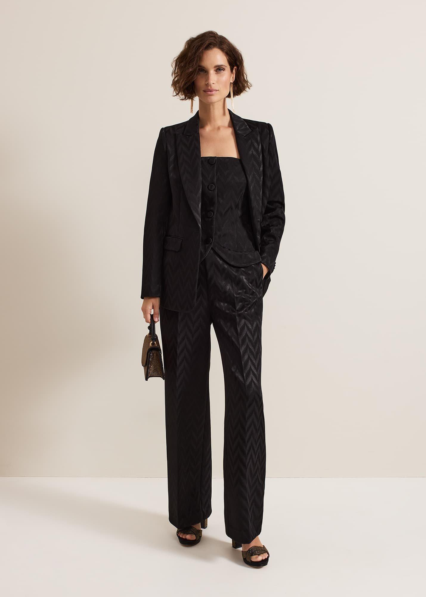 Adalynn Jacquard Suit Trouser