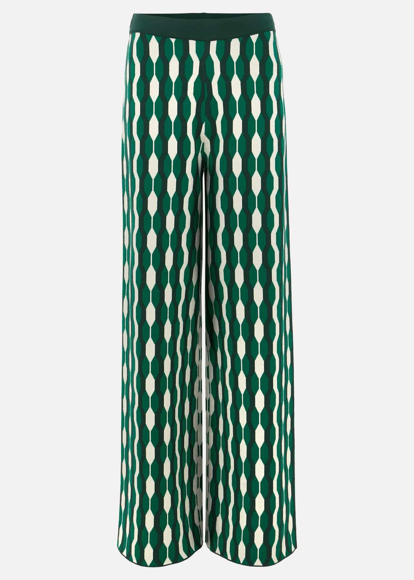 Payton Geo Jacquard Knitted Trousers