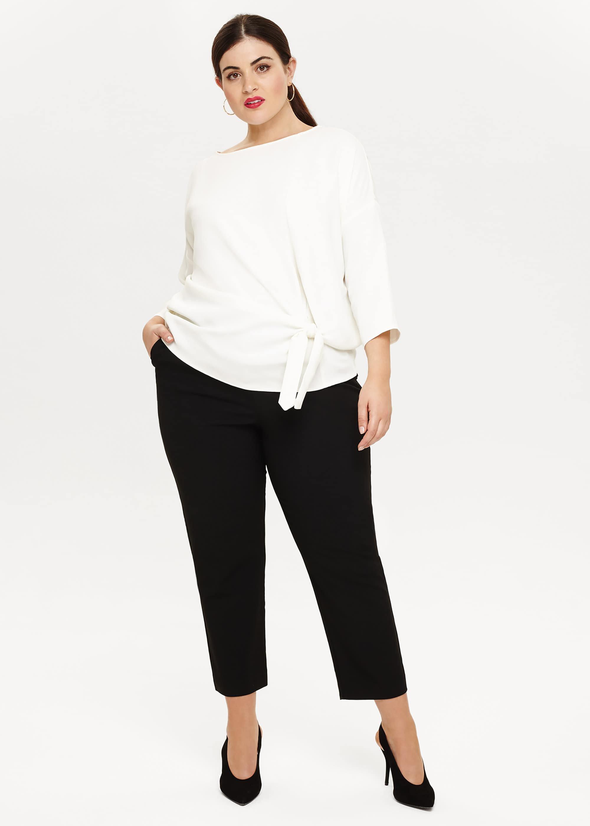 Mallory Straight Leg Crop Trousers