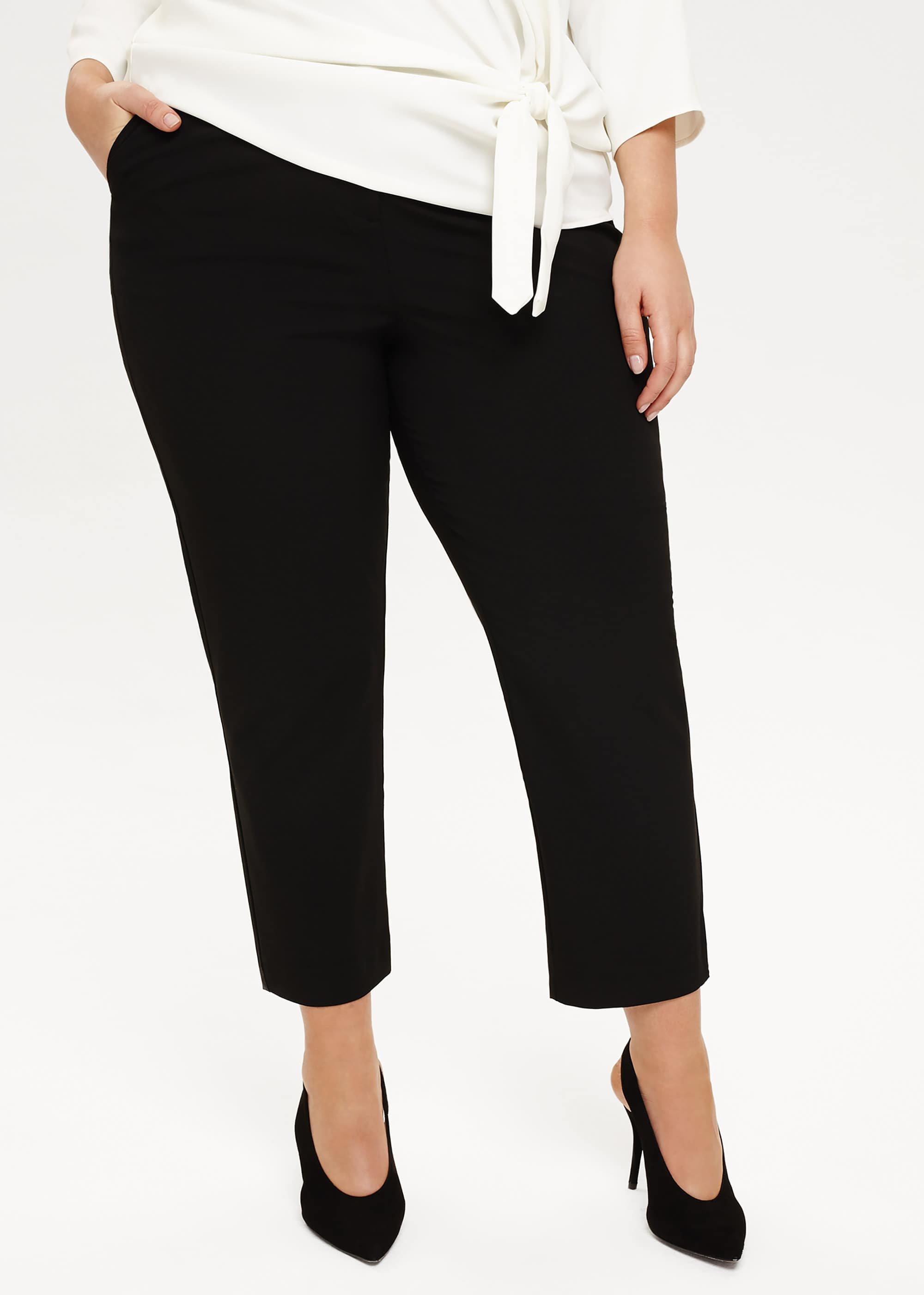 Mallory Straight Leg Crop Trousers