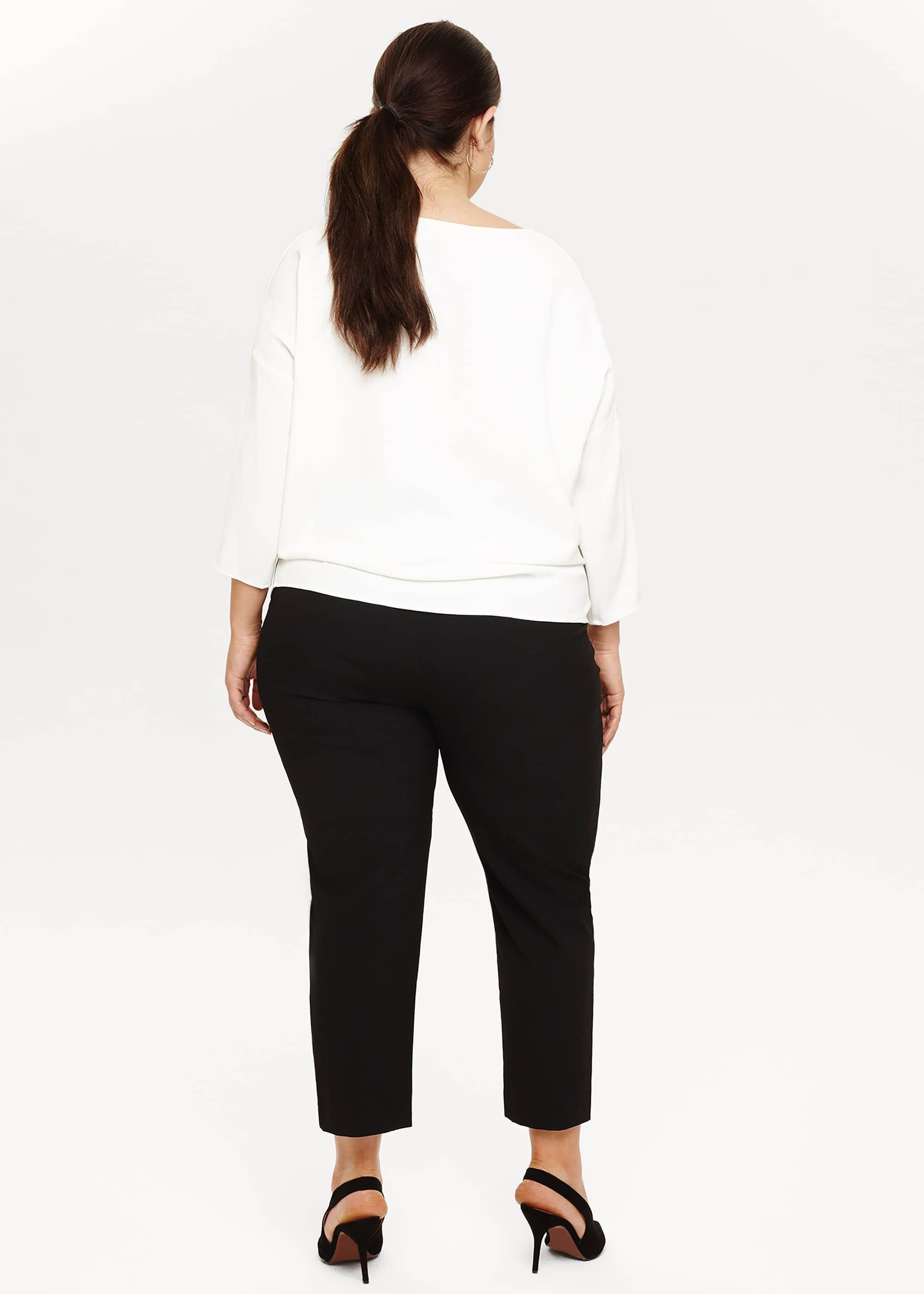 Mallory Straight Leg Crop Trousers