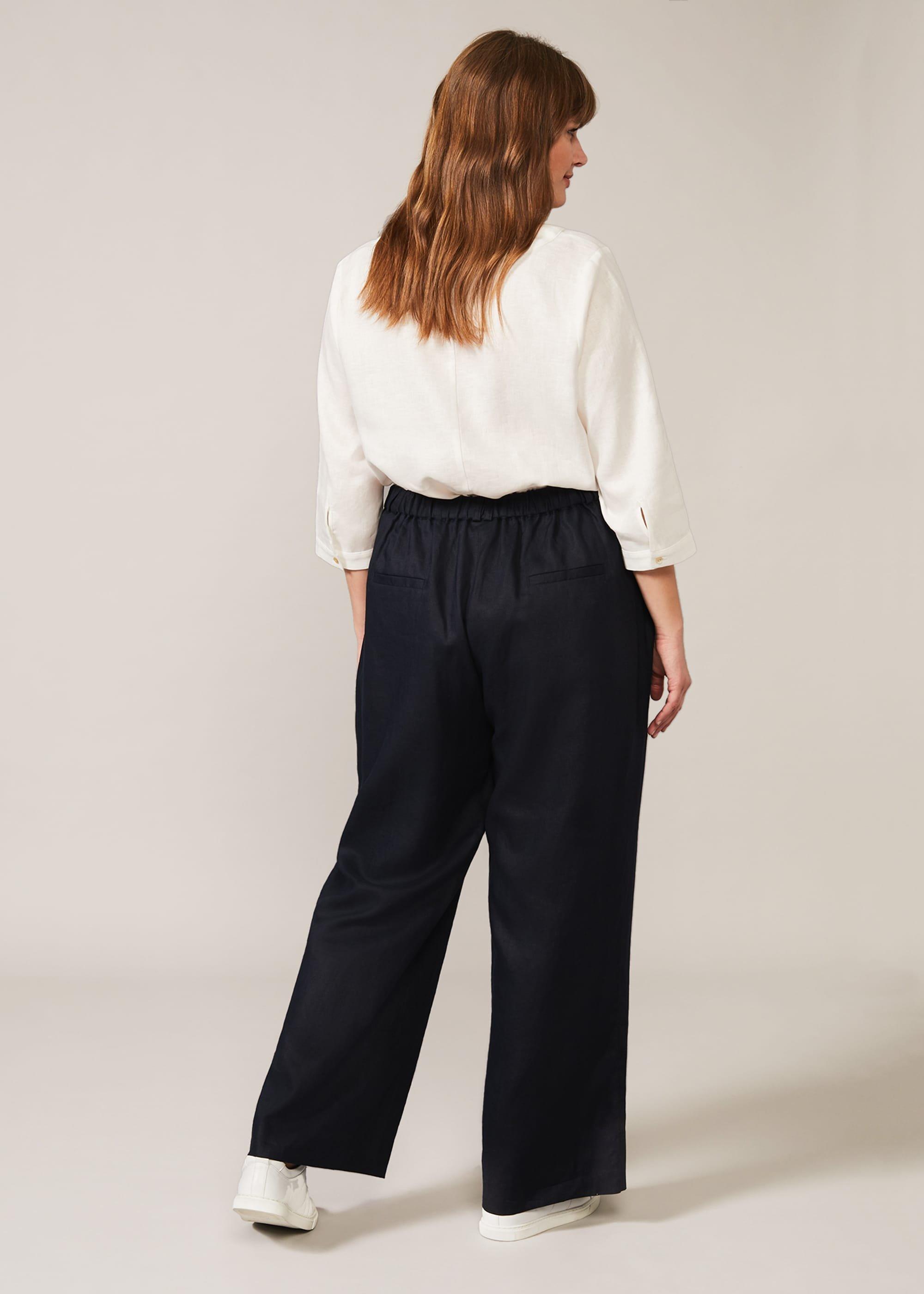 Taylor Wide Leg Linen Trouser