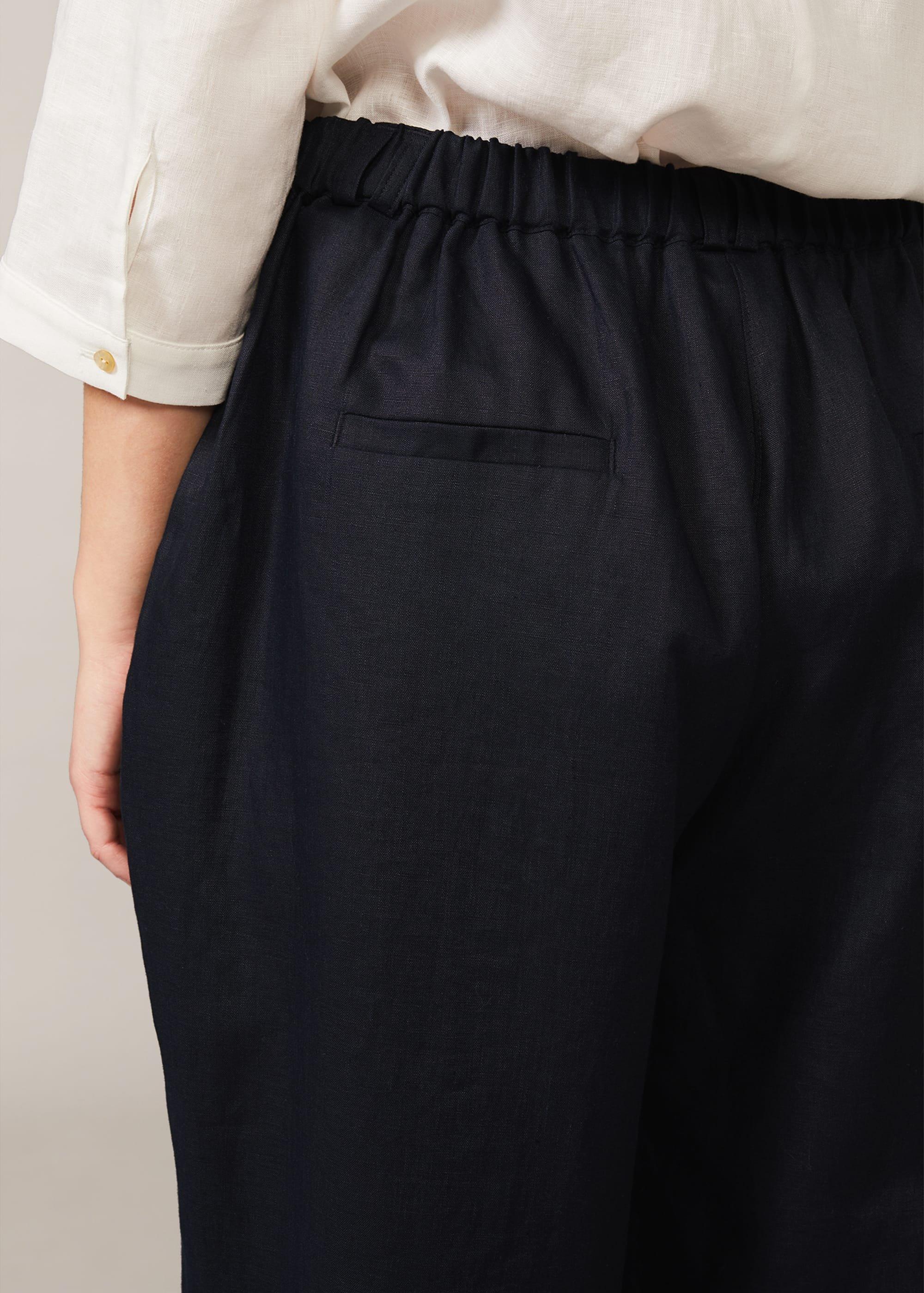 Taylor Wide Leg Linen Trouser