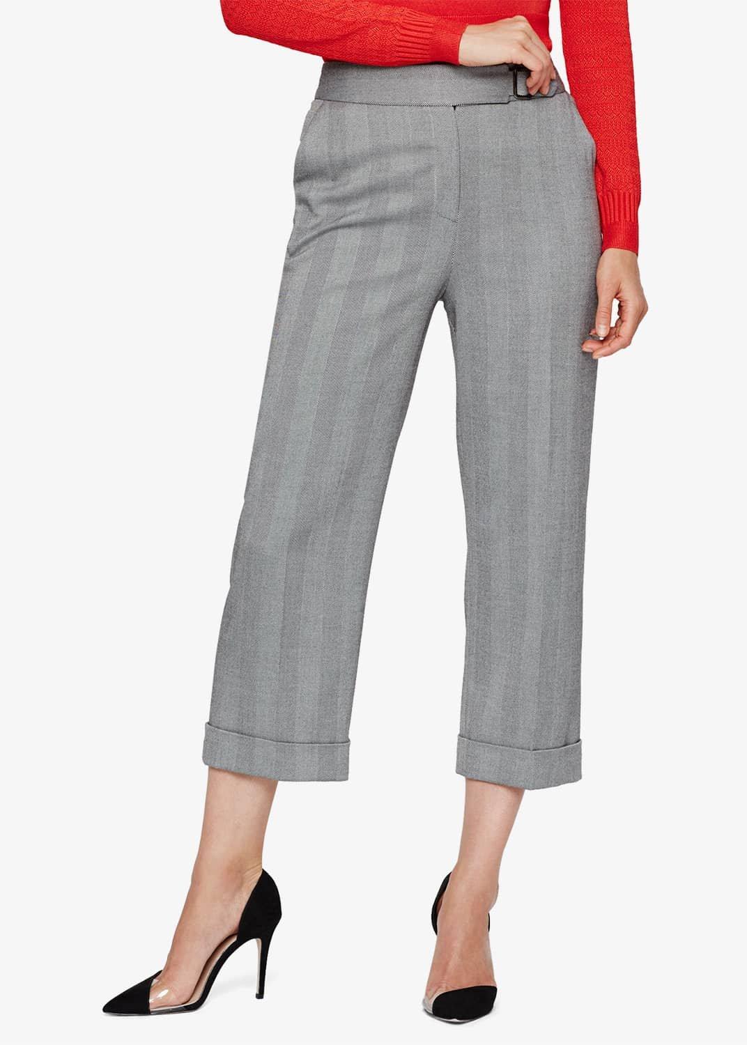 Hettie Herringbone Trousers