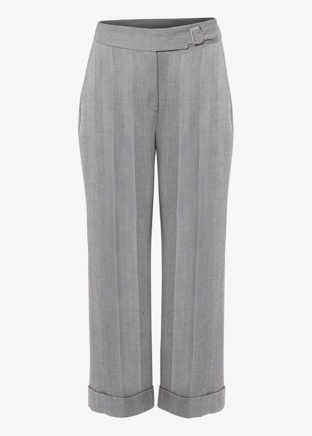 Hettie Herringbone Trousers