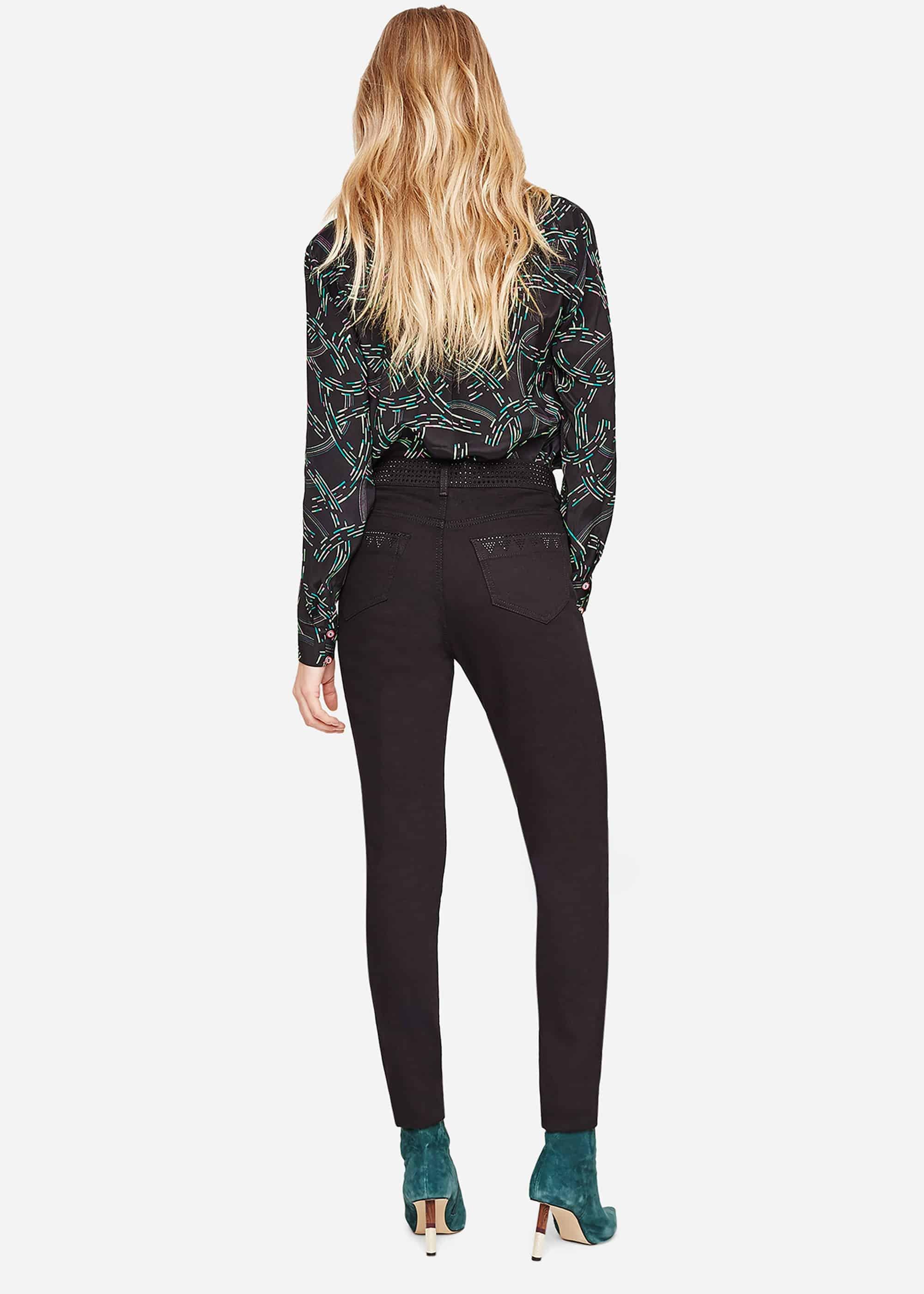 Lainey Skinny Fit Studded Jeans