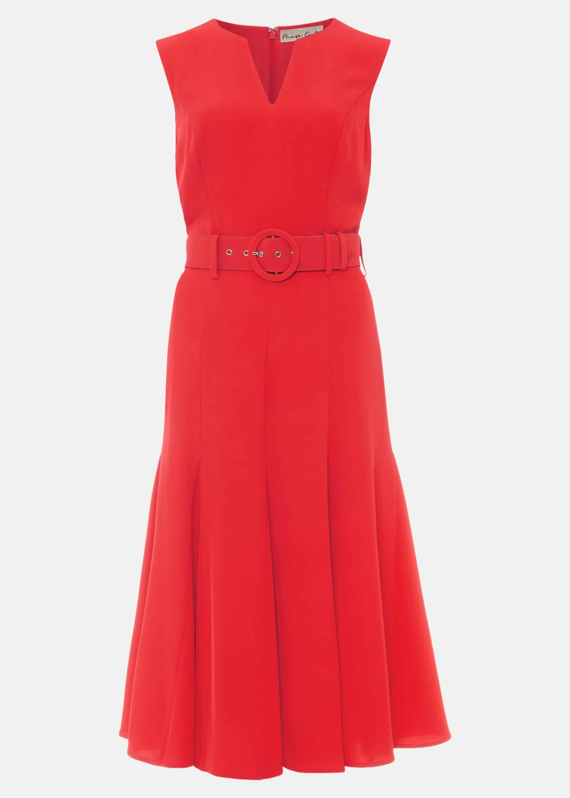 Jayne Belted Panelled Dress