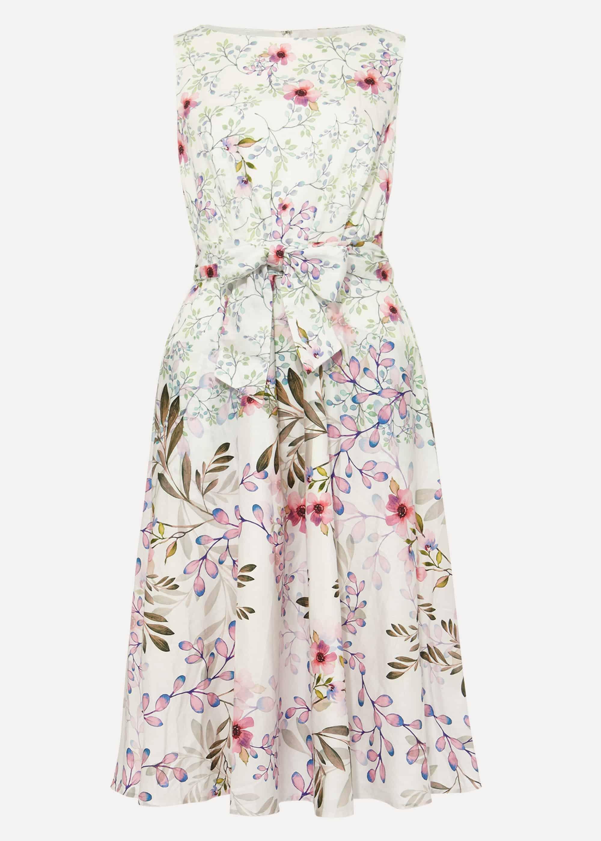 Wilhemina Cotton Fit & Flare Dress