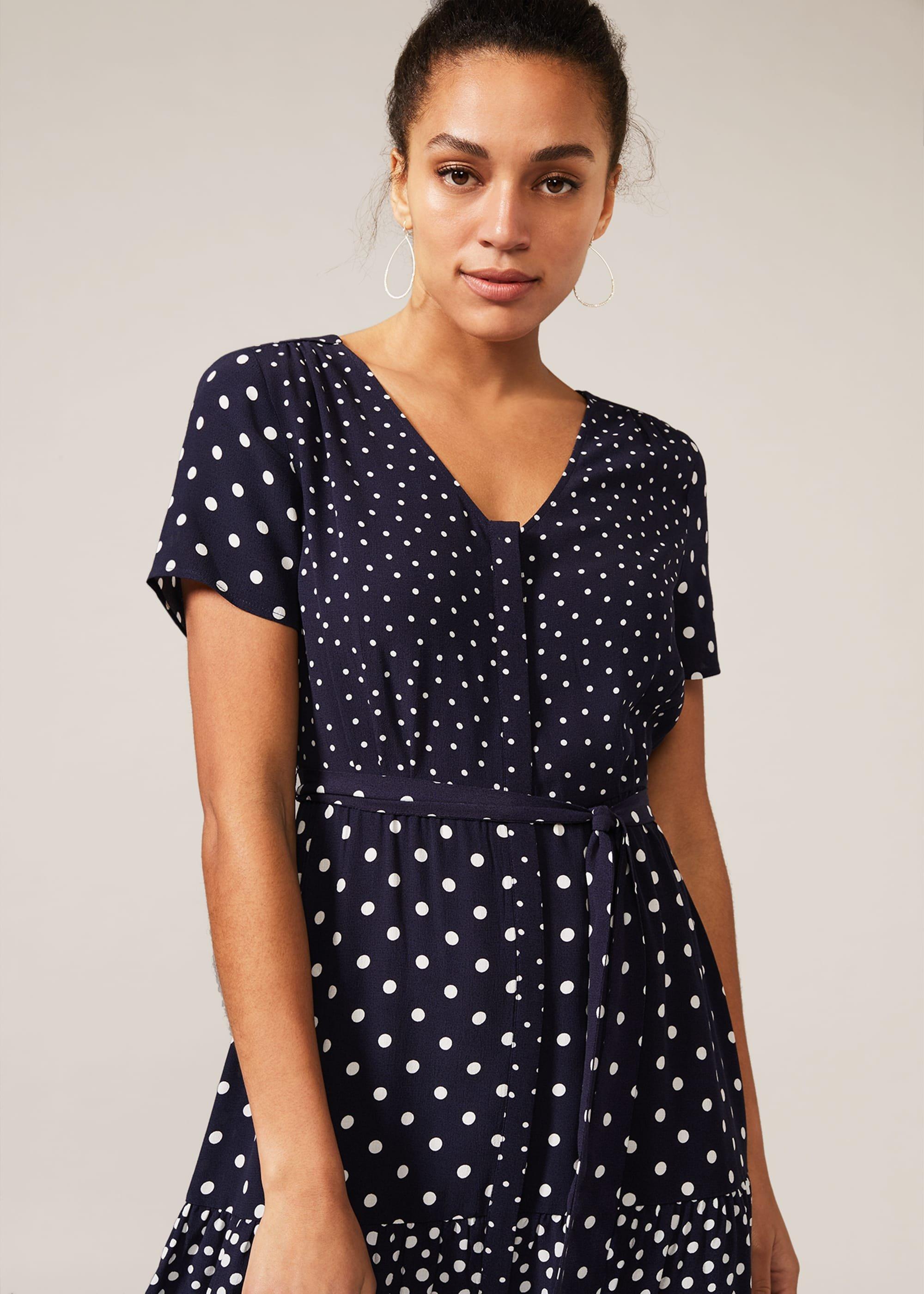 Callista Spot Tea Dress