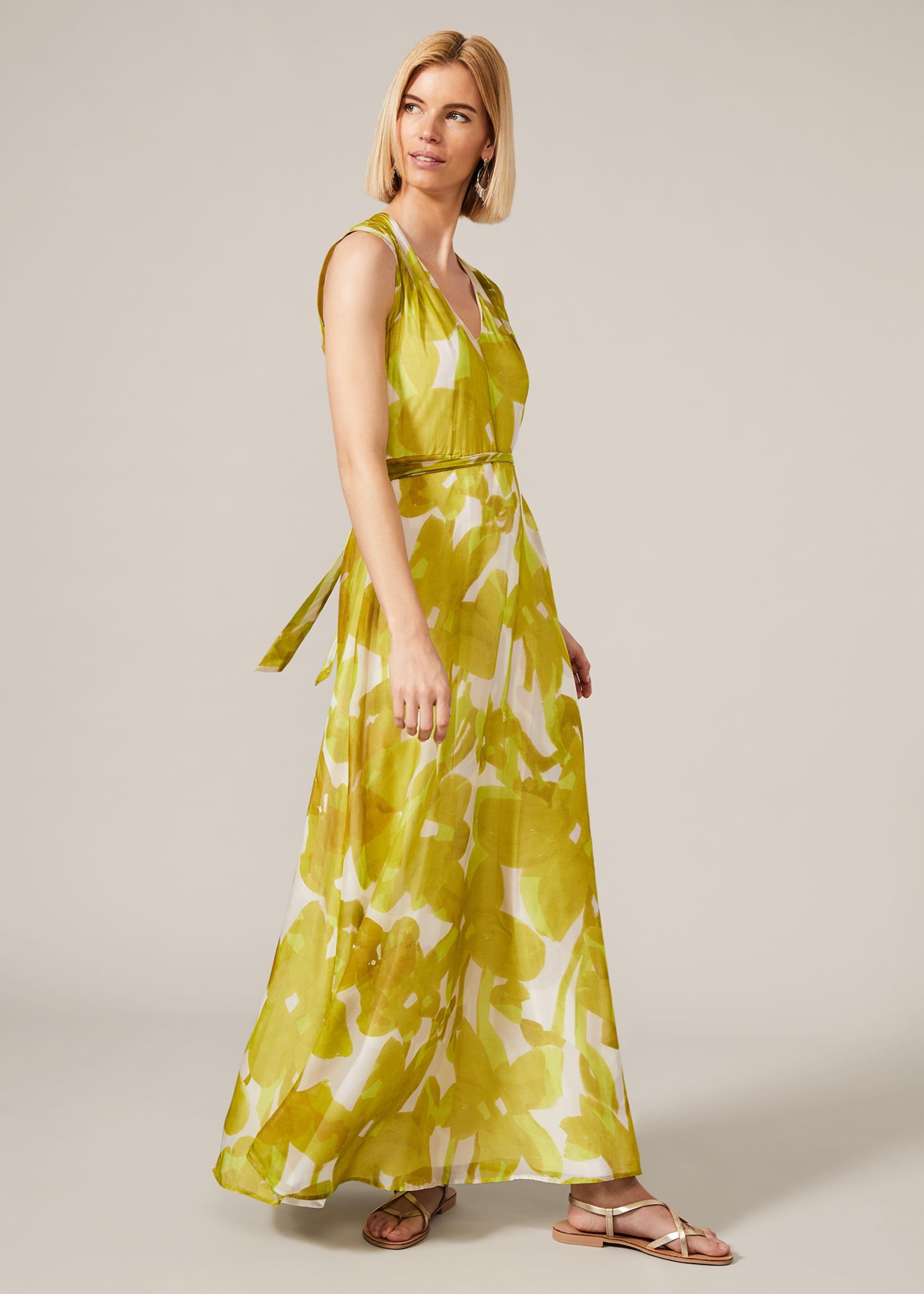 Coline Silk Blend Maxi Dress