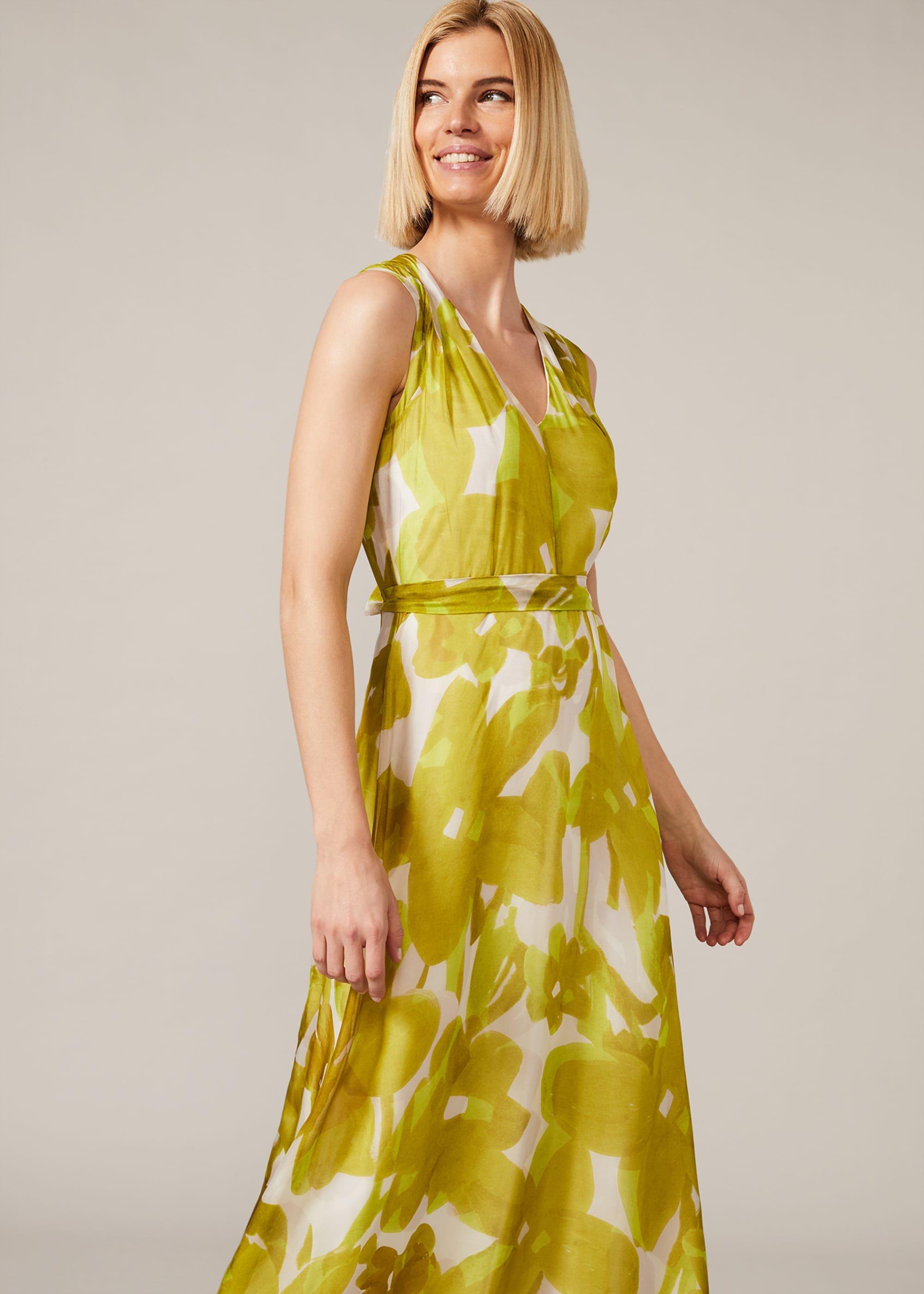 Coline Silk Blend Maxi Dress