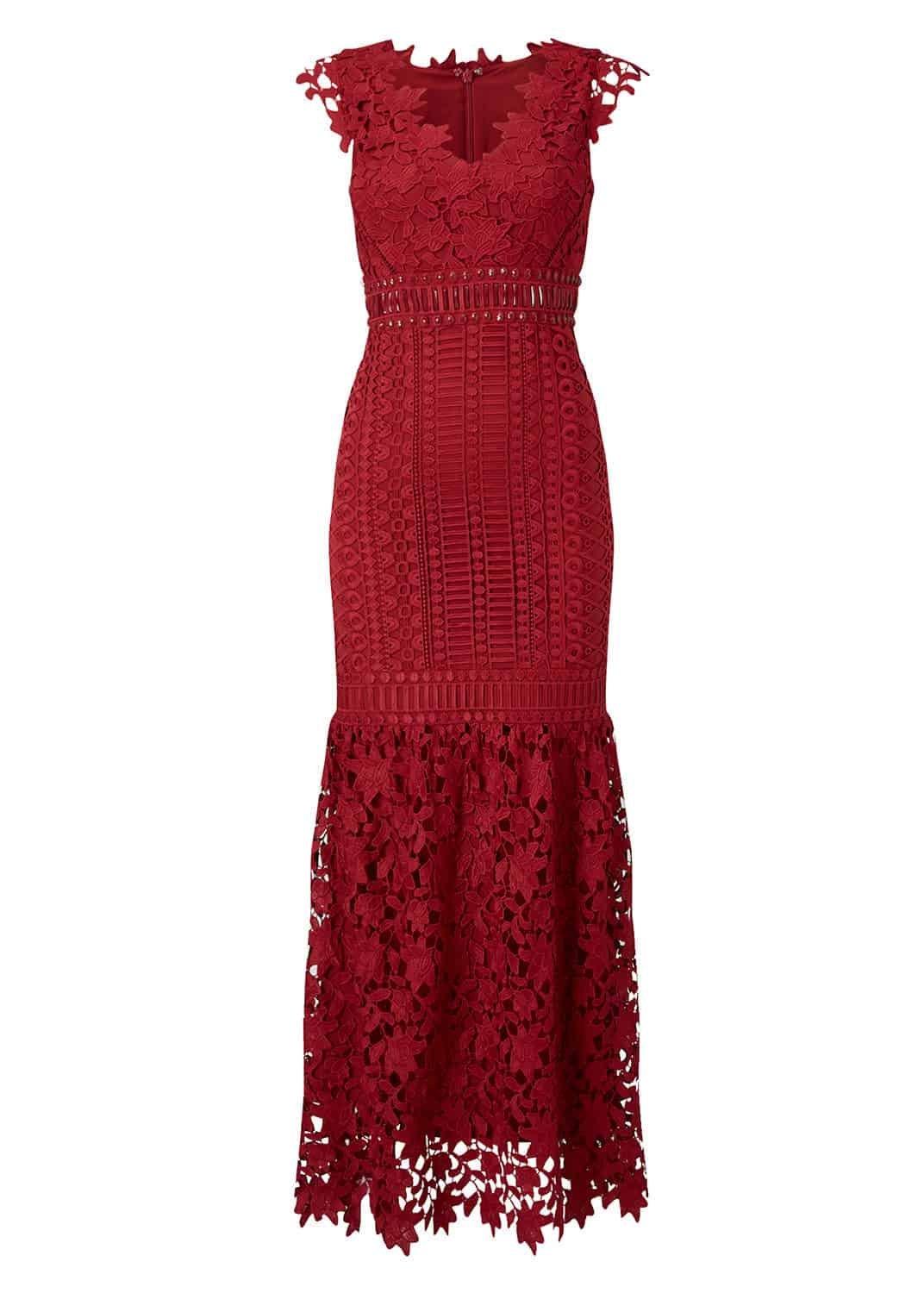 Sauvan Lace Maxi Dress