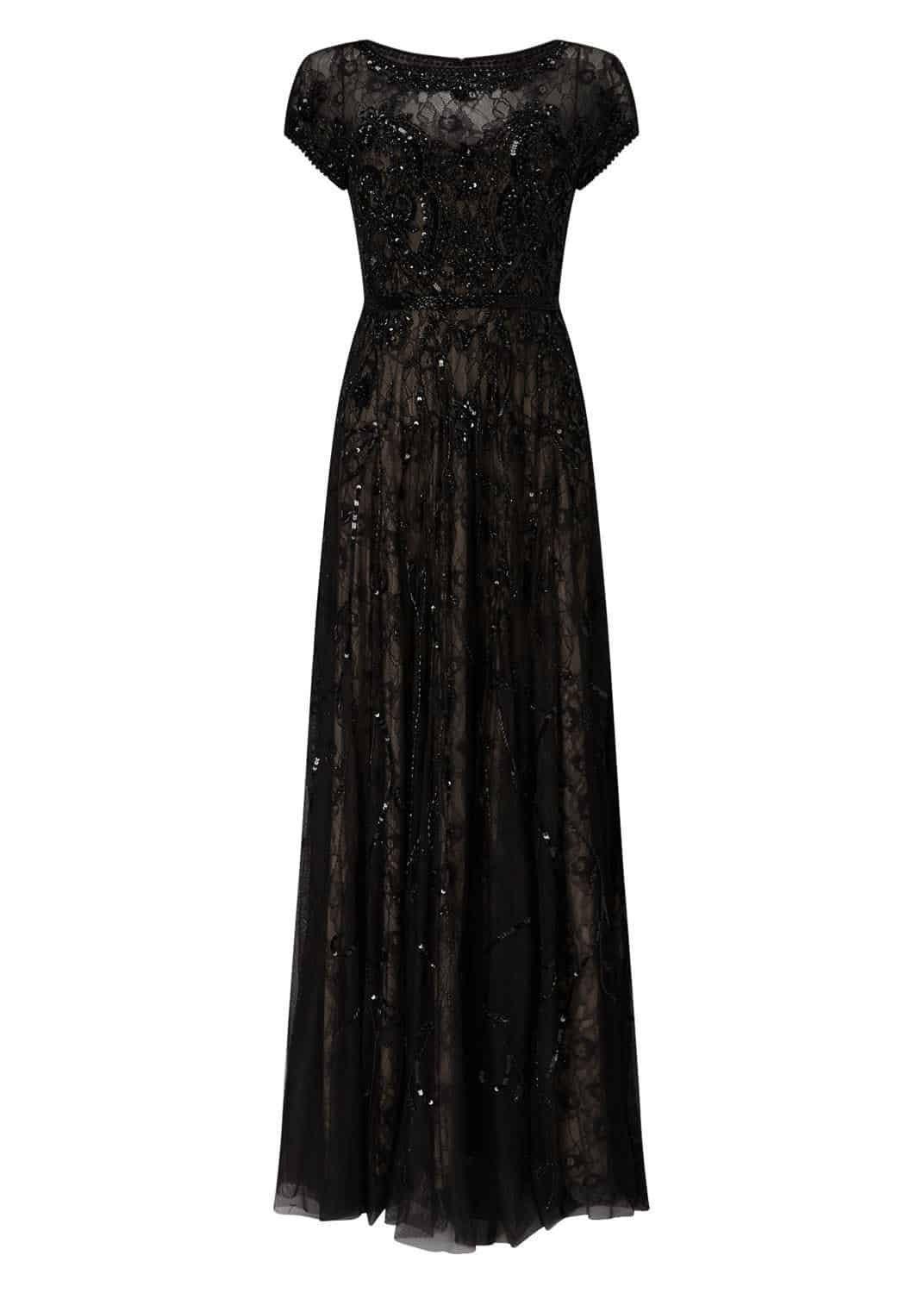 Schubert Lace Beaded Maxi Dress