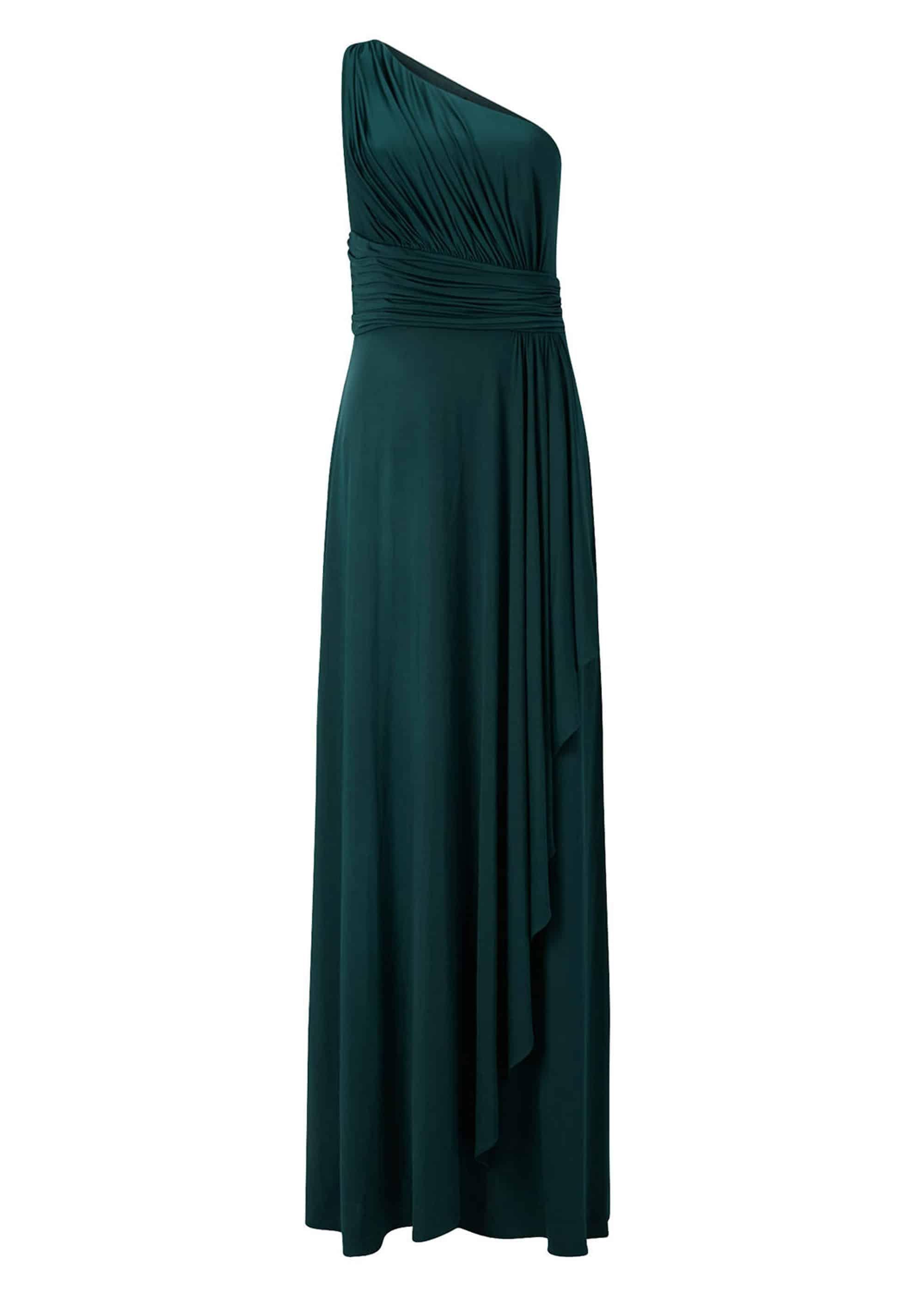 Saffron One Shoulder Maxi Bridesmaid Dress