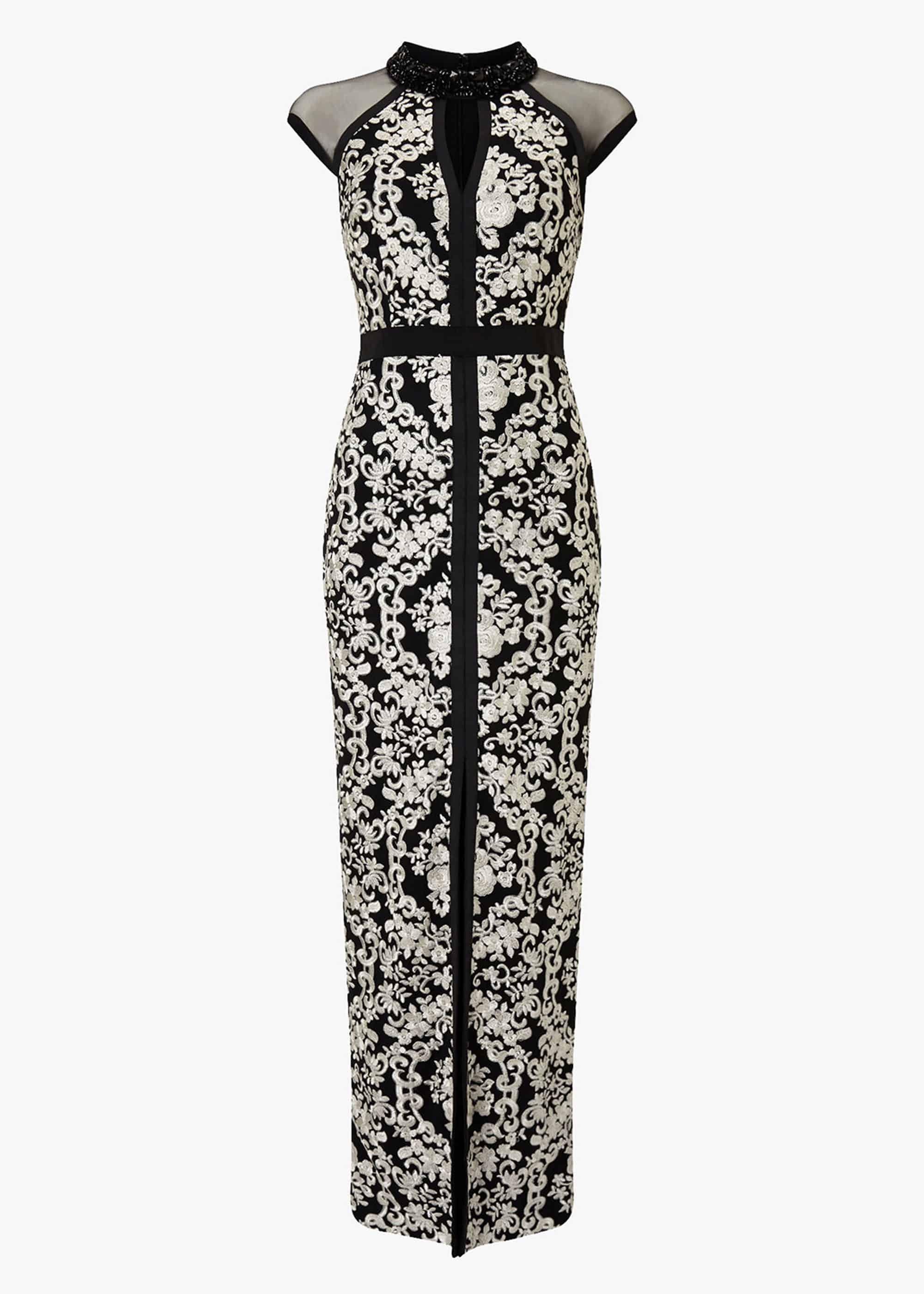 Elodie Embroidered Maxi Dress