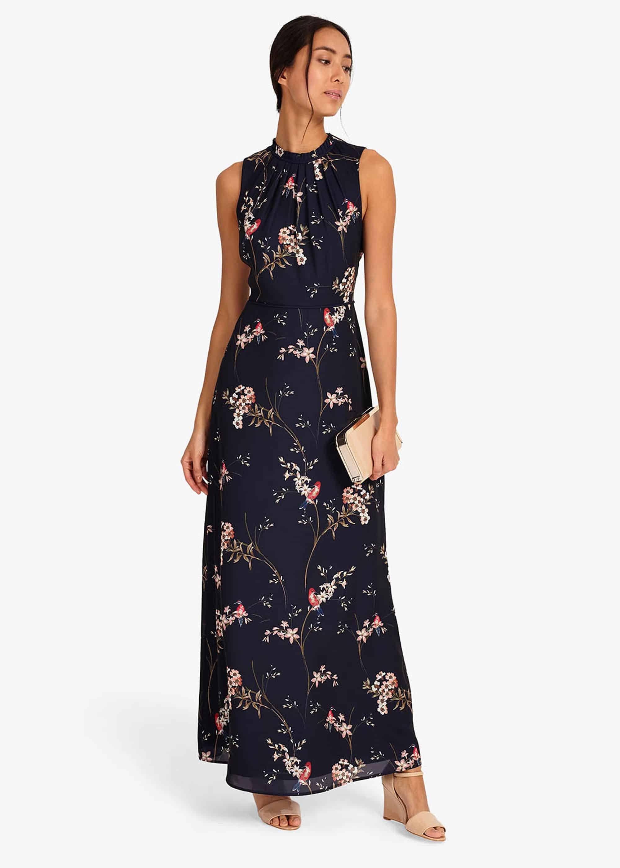 Gaynor Floral Full Length Dress