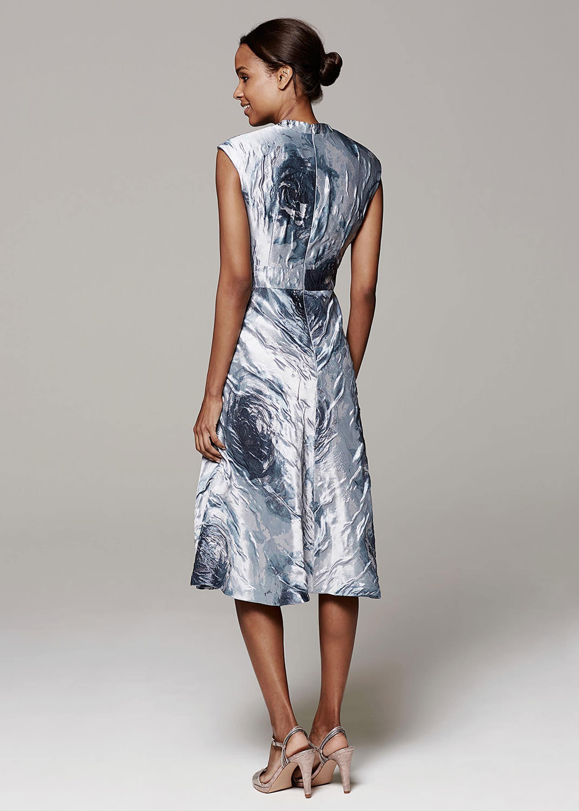 Honey Rose Jacquard Dress