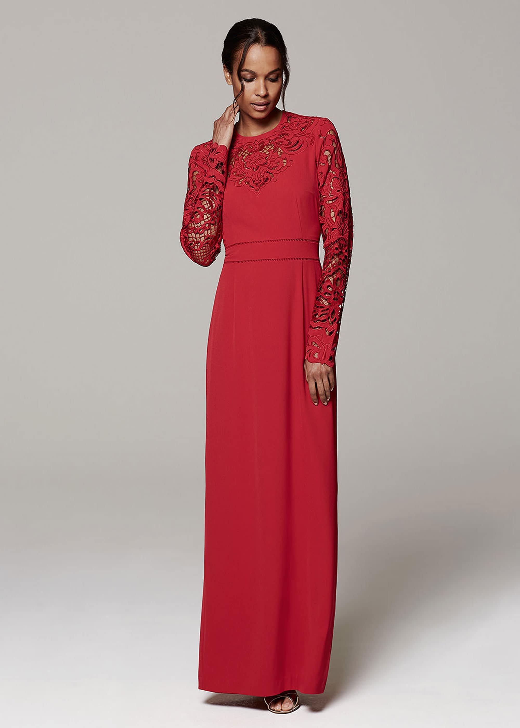 Minda Cutwork Maxi Dress