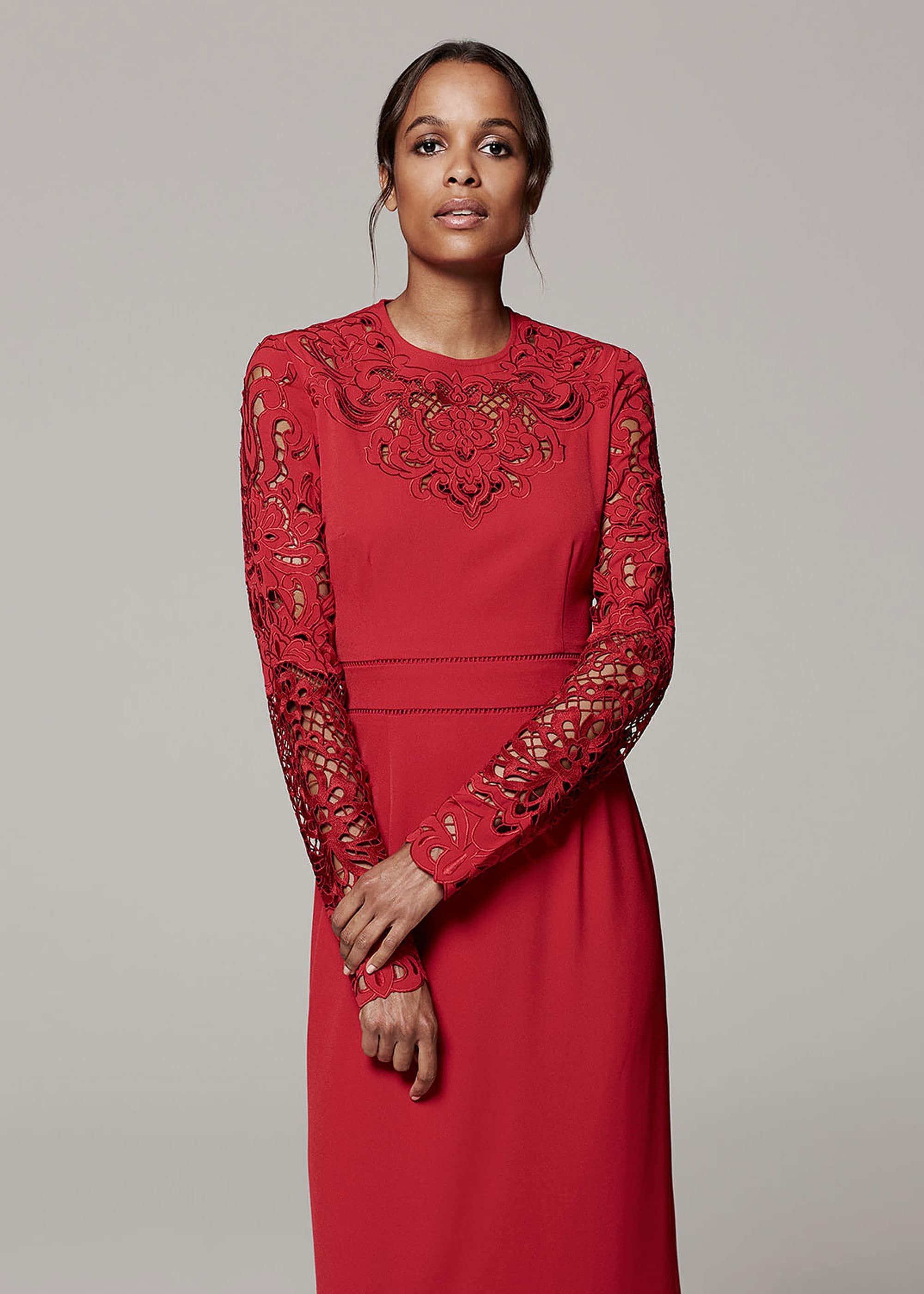 Minda Cutwork Maxi Dress