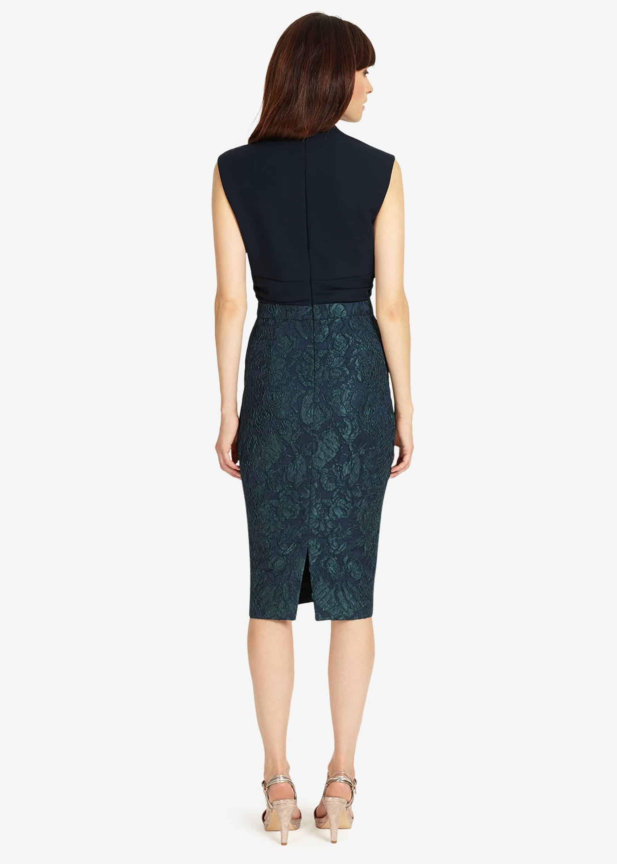 Jacqueline Jacquard Dress