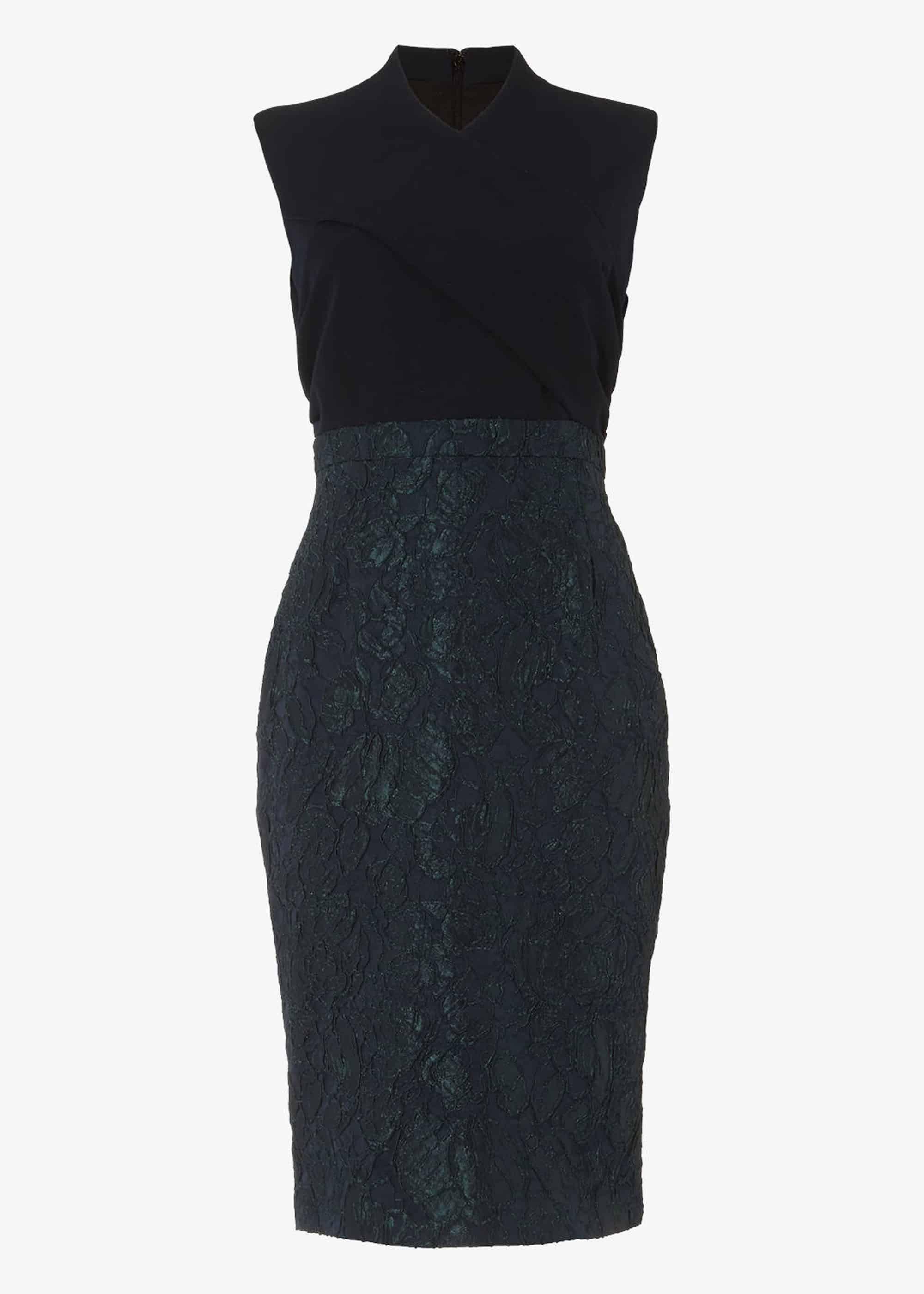 Jacqueline Jacquard Dress
