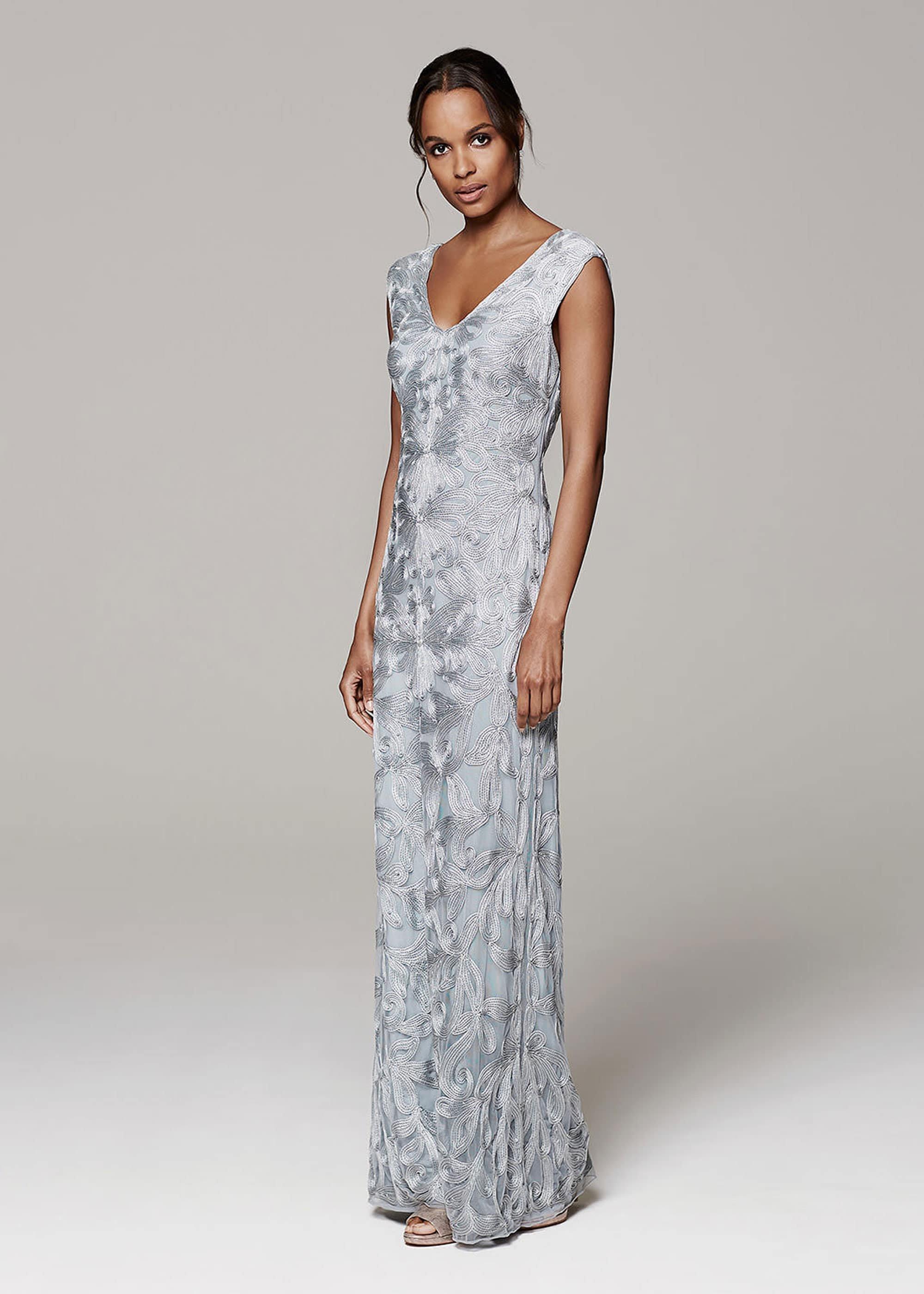 Serenna Tapework Full Length Dress