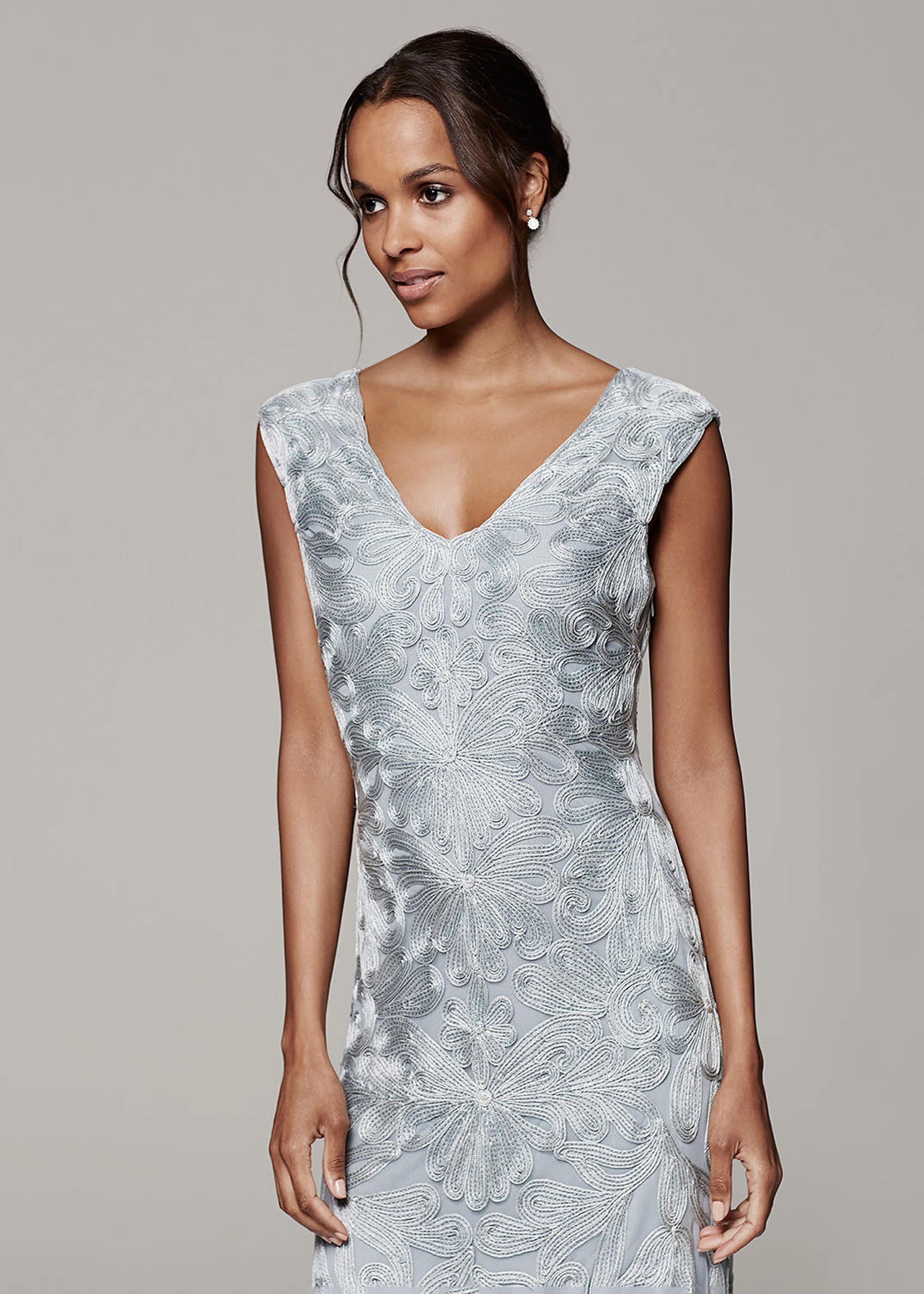 Serenna Tapework Full Length Dress