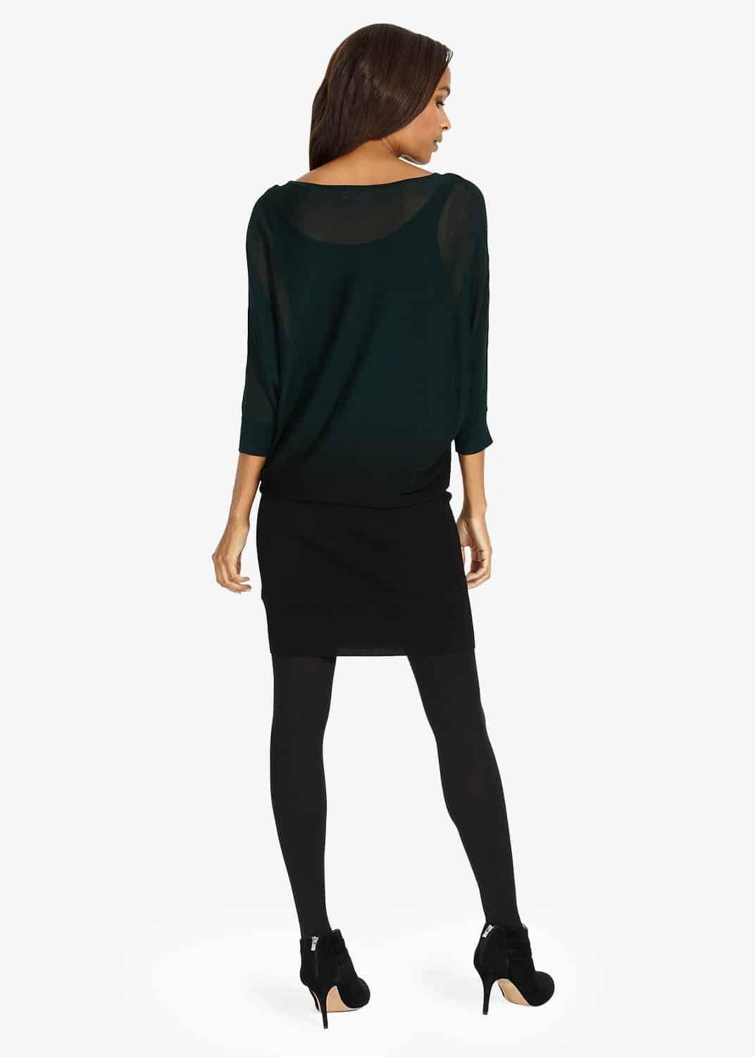 Becca Sheer Dip Dye Dress