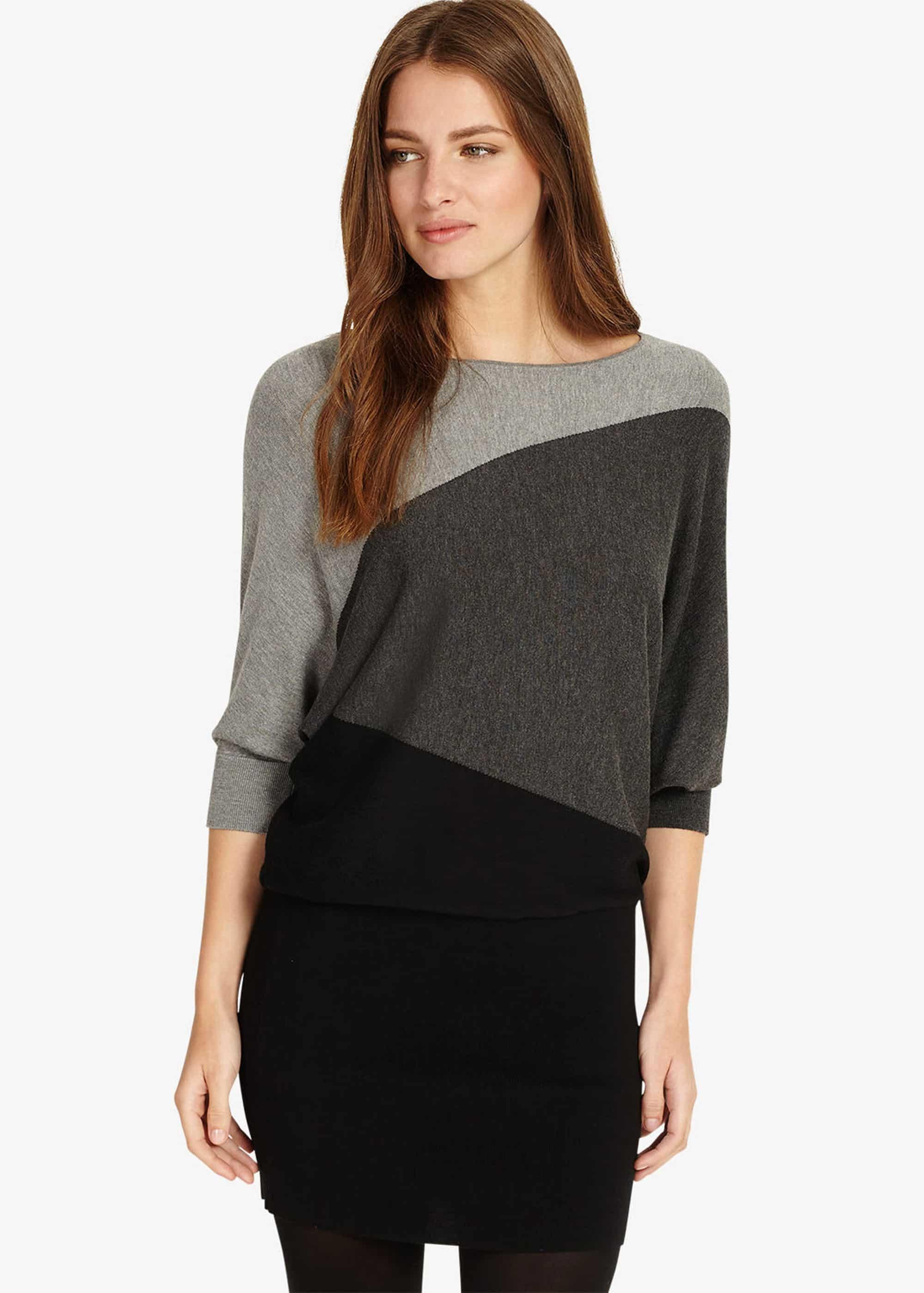 Becca Diagonal Colour Block Dress