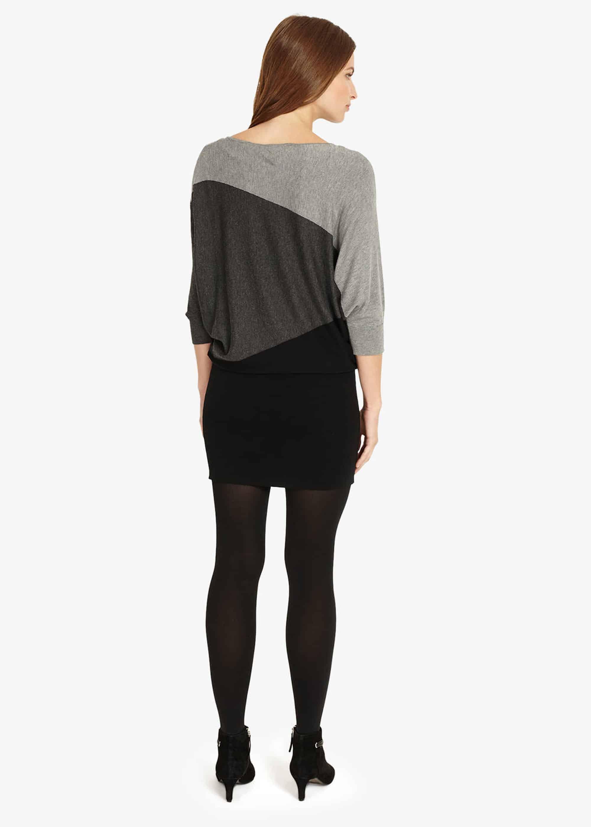 Becca Diagonal Colour Block Dress