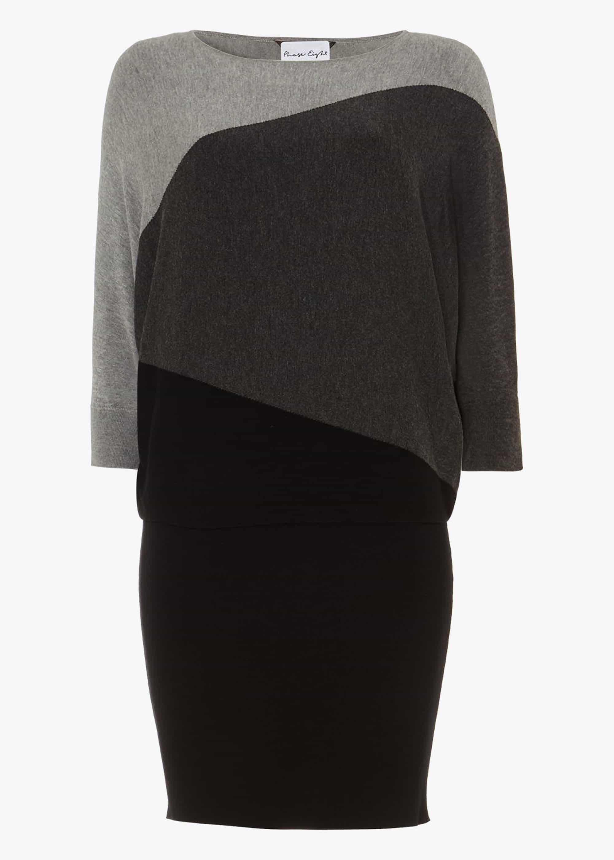 Becca Diagonal Colour Block Dress