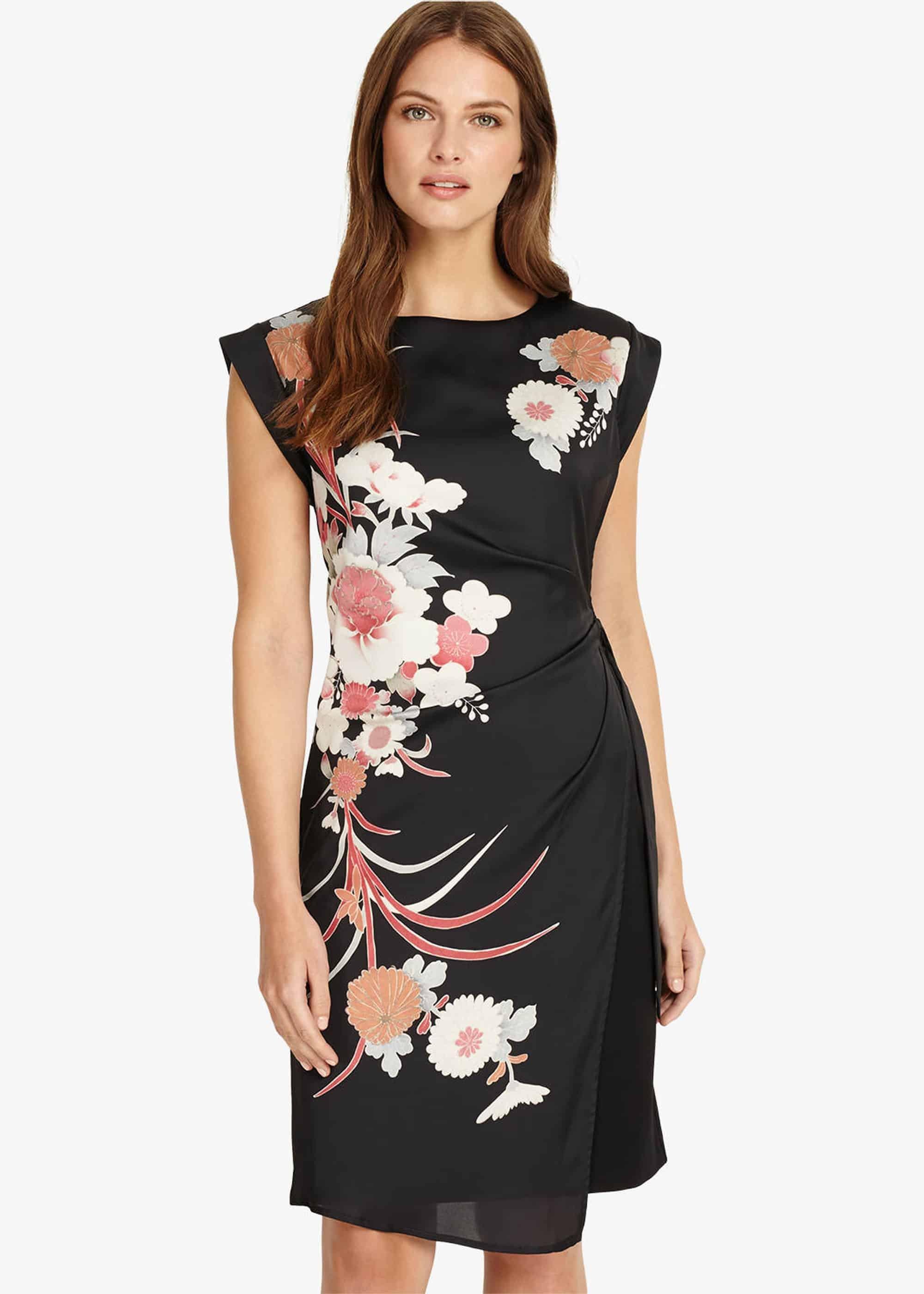 Oriental Print Dress