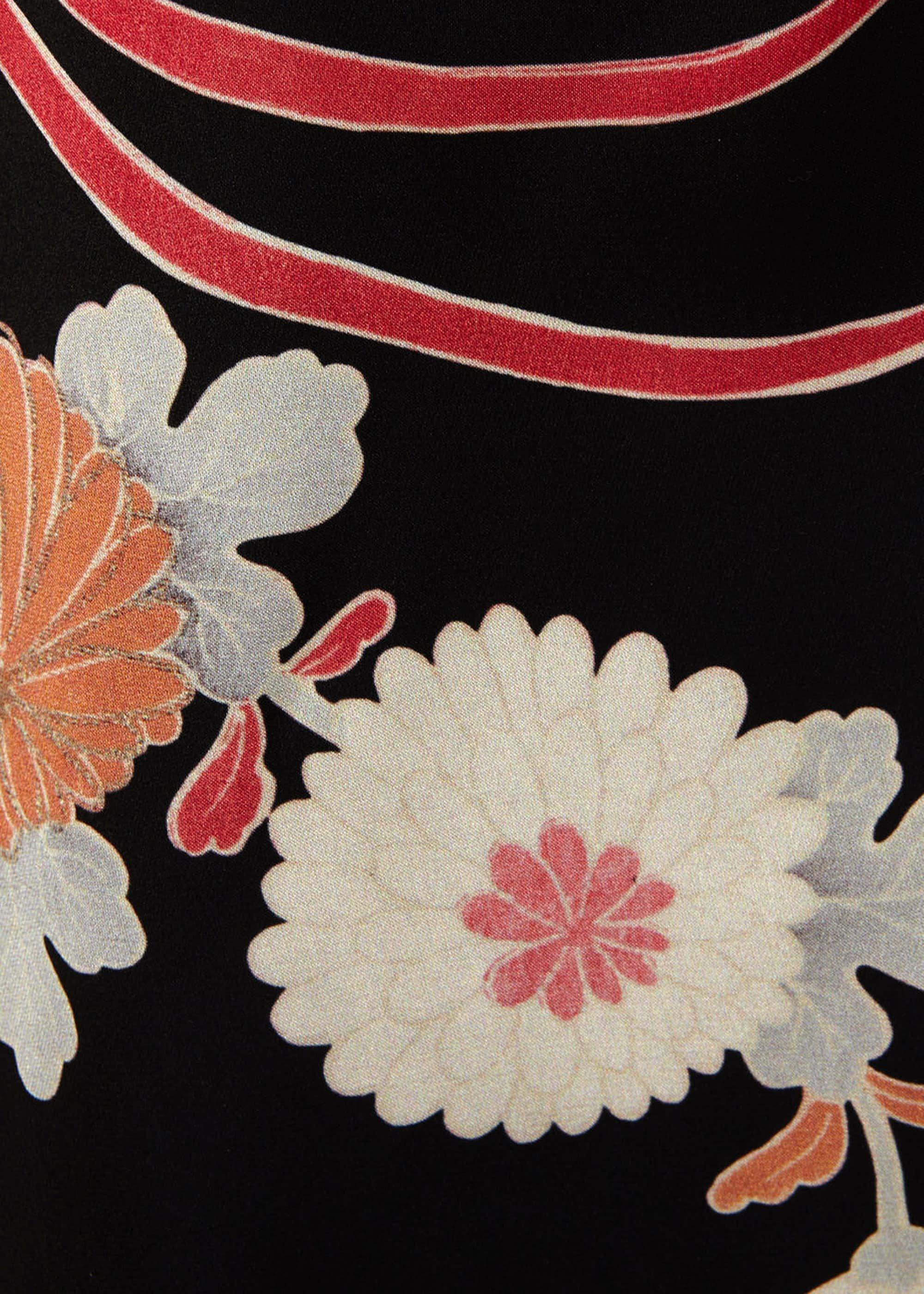 Oriental Print Dress