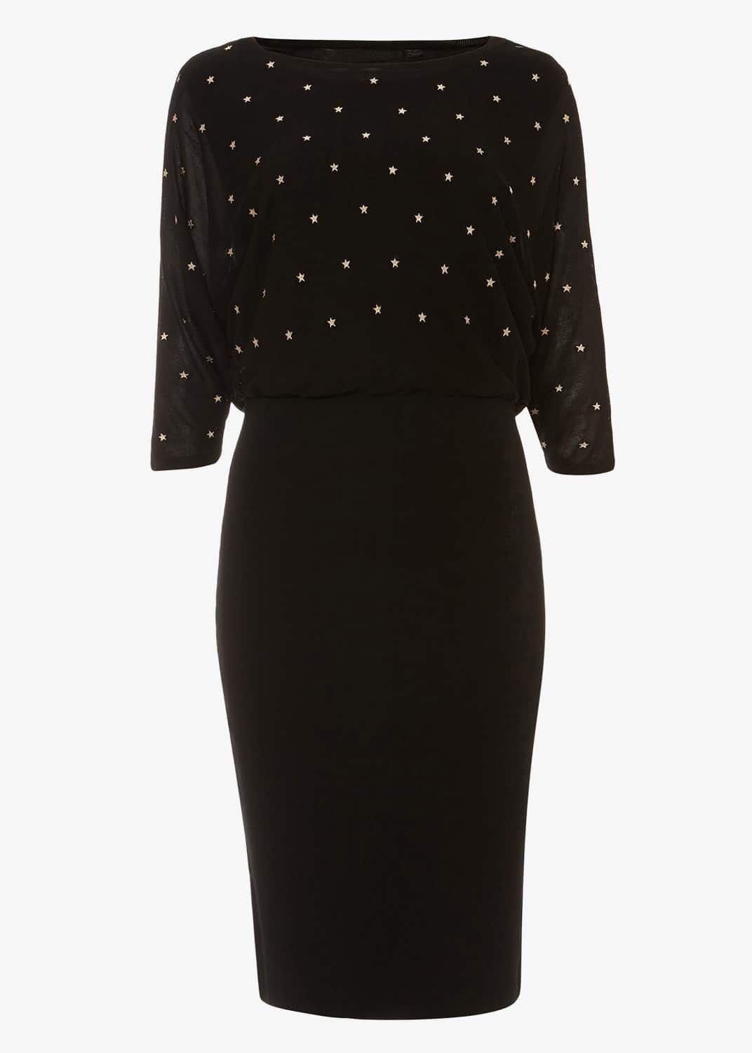Adele Star Embroidered Dress