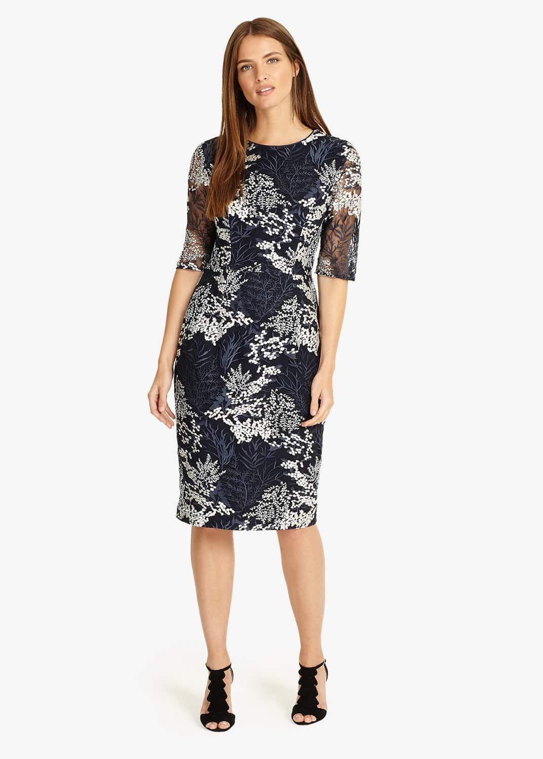 Fern Embroidered Dress