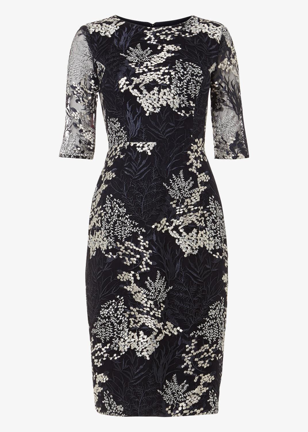 Fern Embroidered Dress